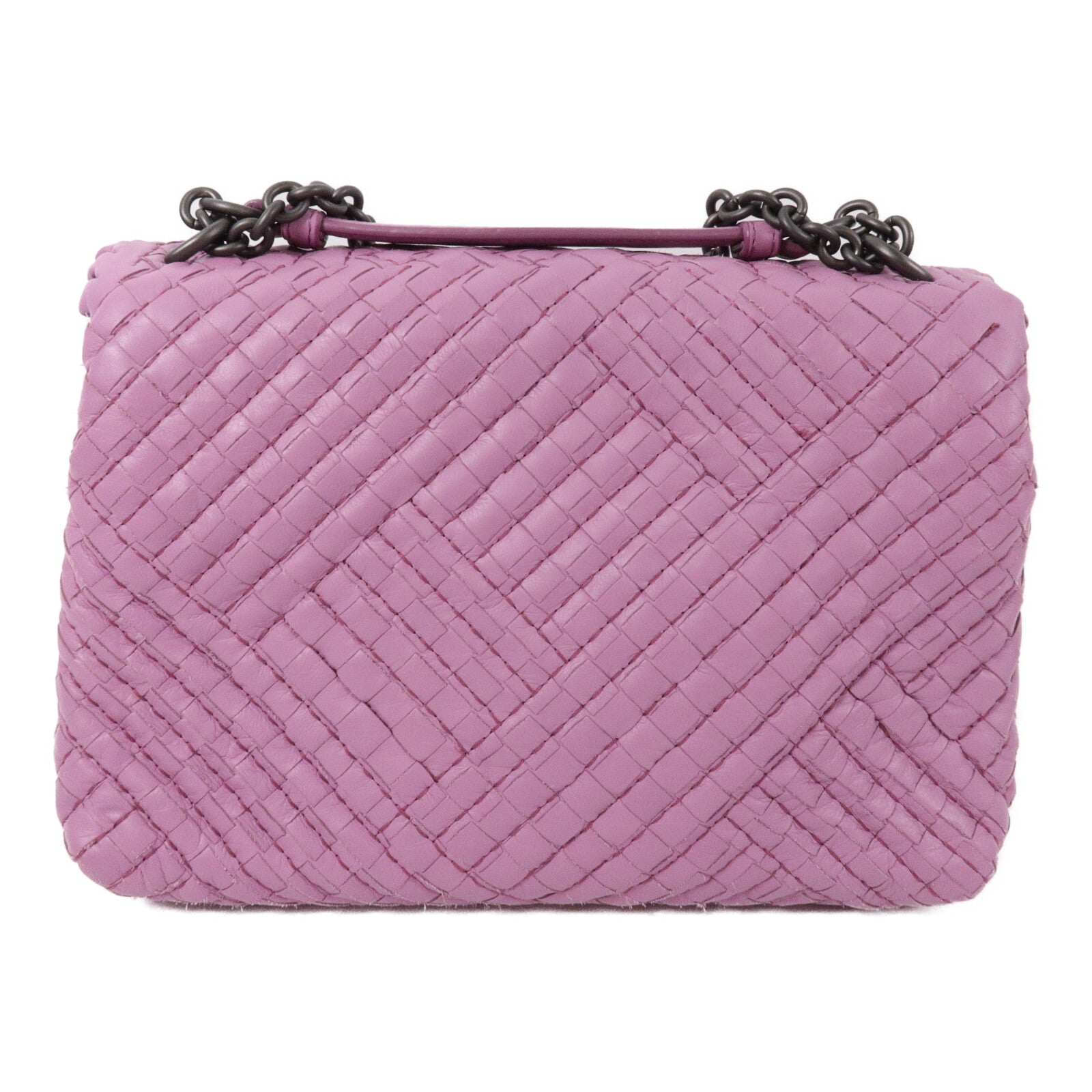 BOTTEGA VENETA 牛皮皮革Shoulder Bag鏈帶肩背袋