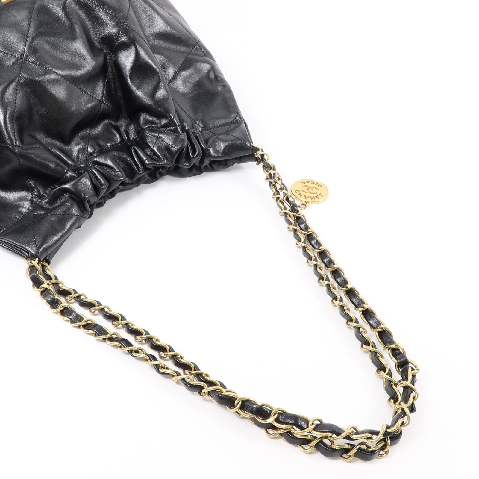 CHANEL 牛皮皮革Chanel 22 Small鏈帶肩背袋