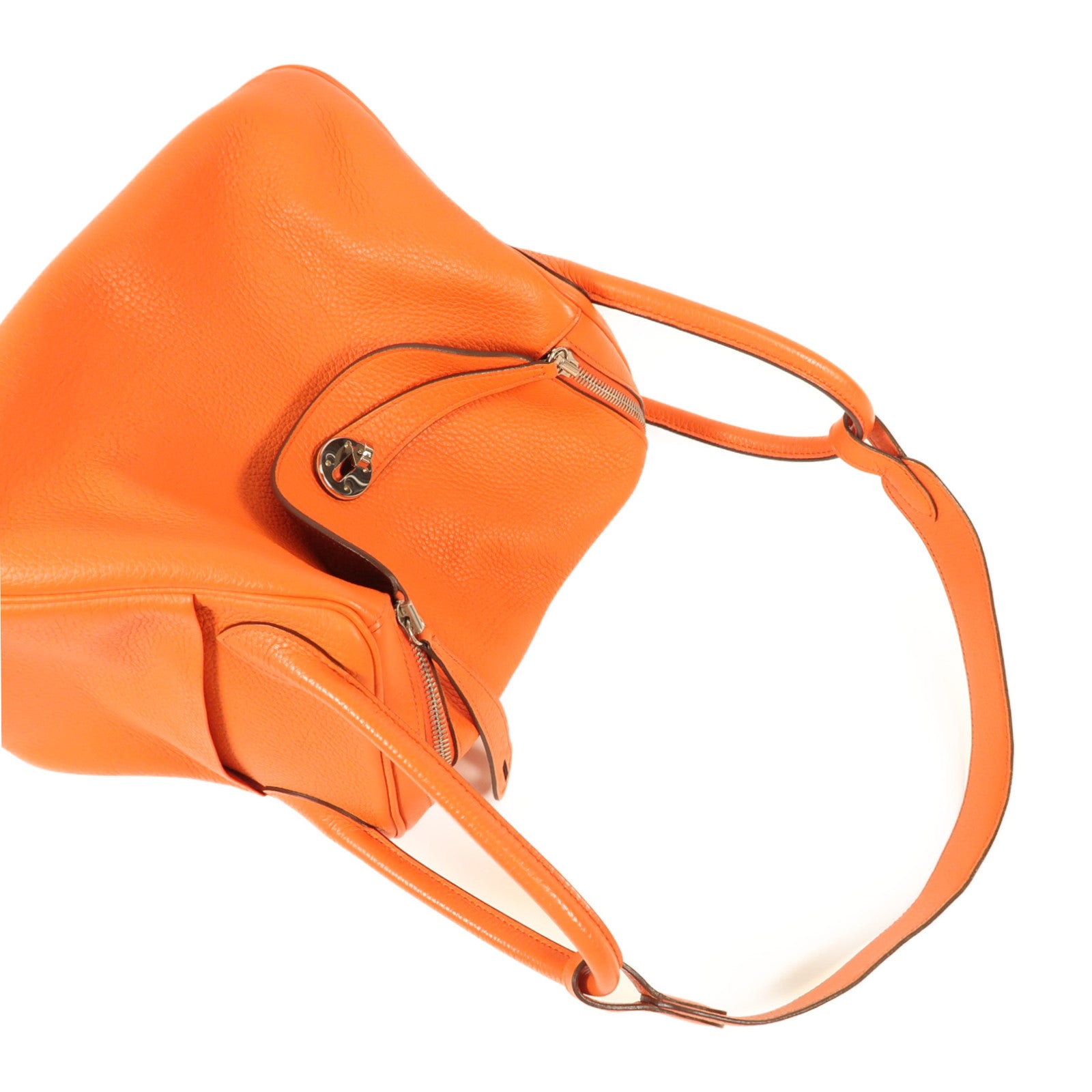 HERMES Clemence皮革Lindy 30銀扣手挽肩背兩用袋