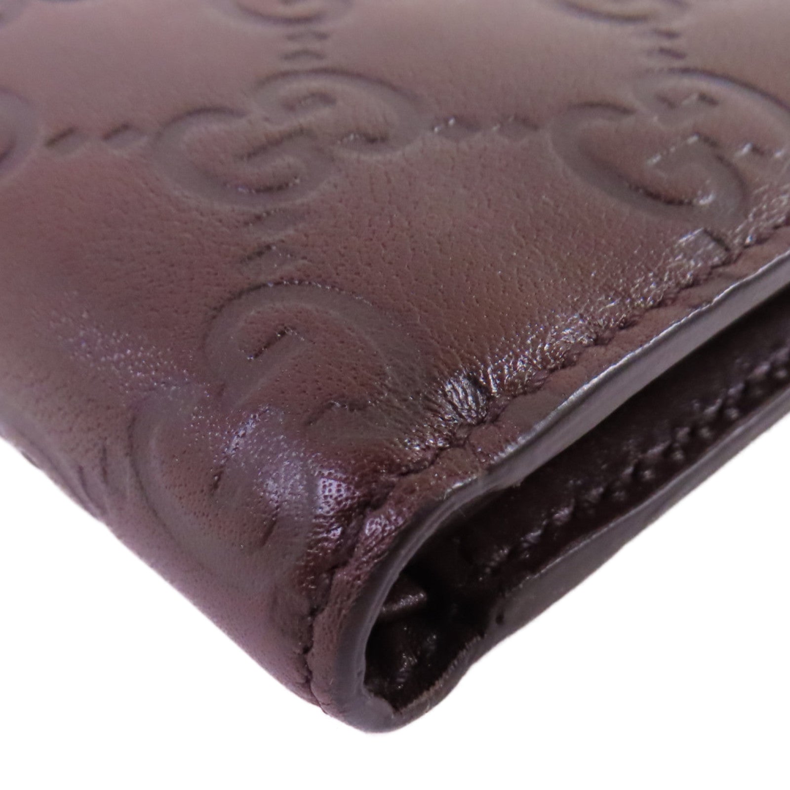 GUCCI 牛皮皮革Short Wallet短錢包啡色