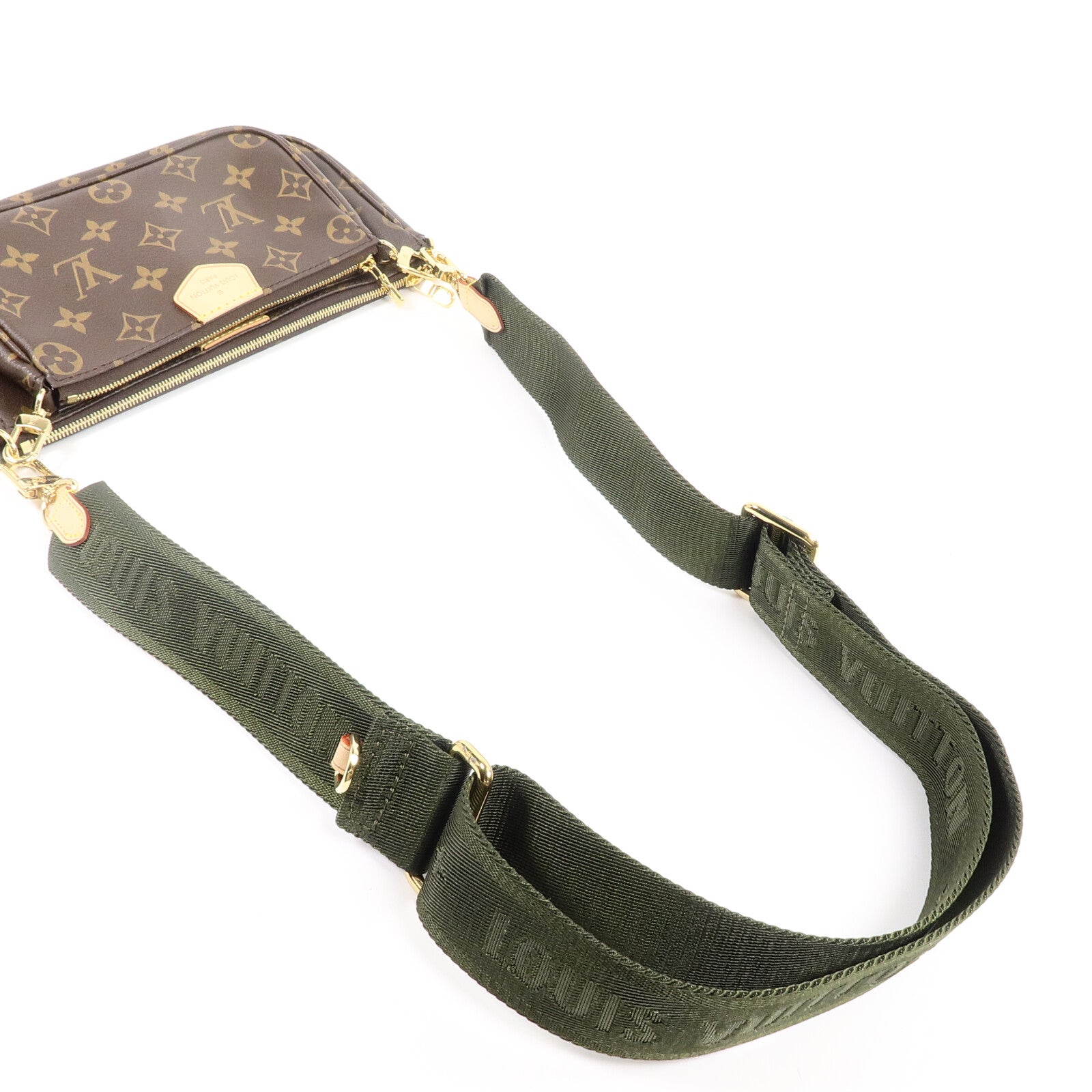 LOUIS VUITTON Monogram Multi Pochette Accessoires金扣肩背袋