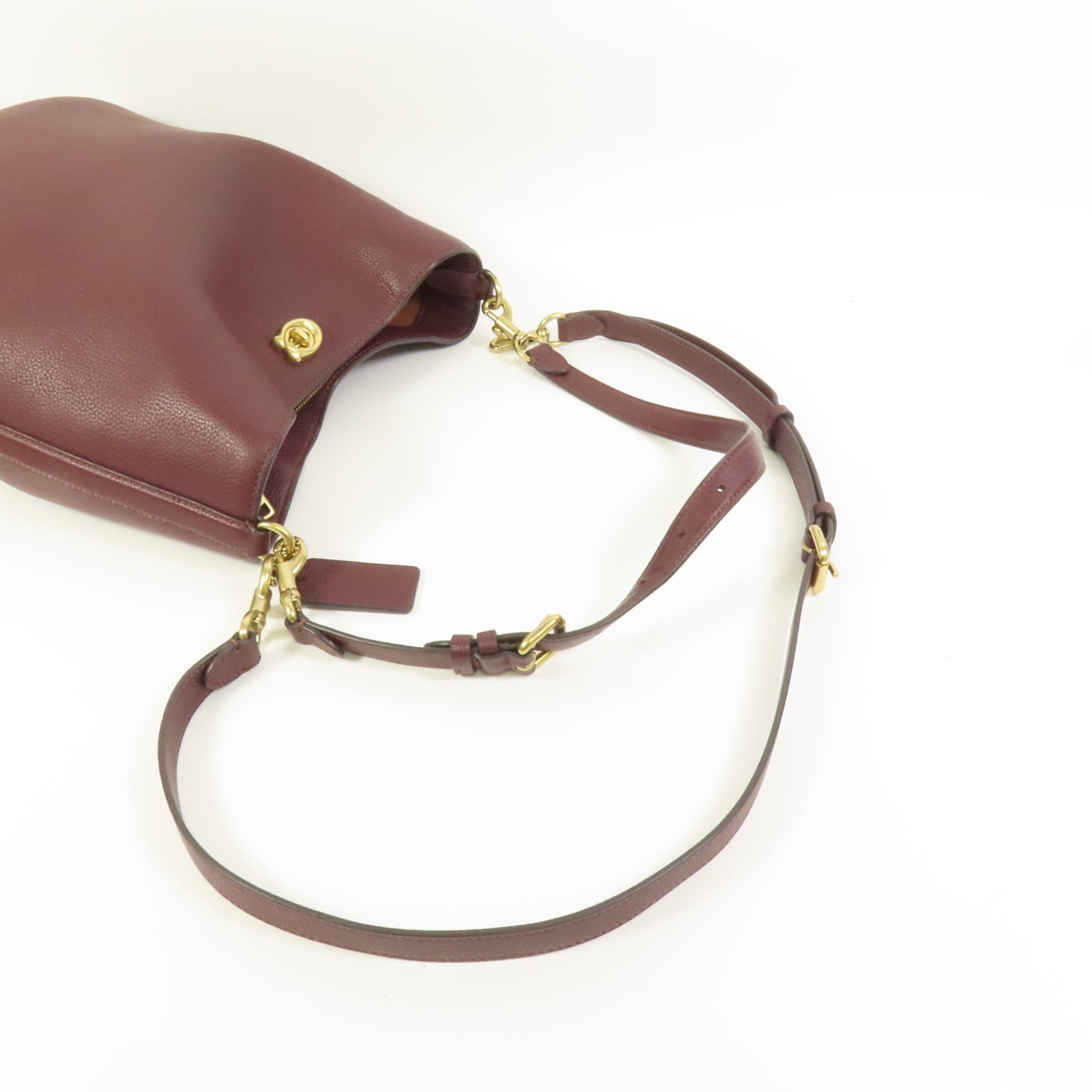 COACH 牛皮皮革Willow Bucket金扣手挽肩背兩用袋