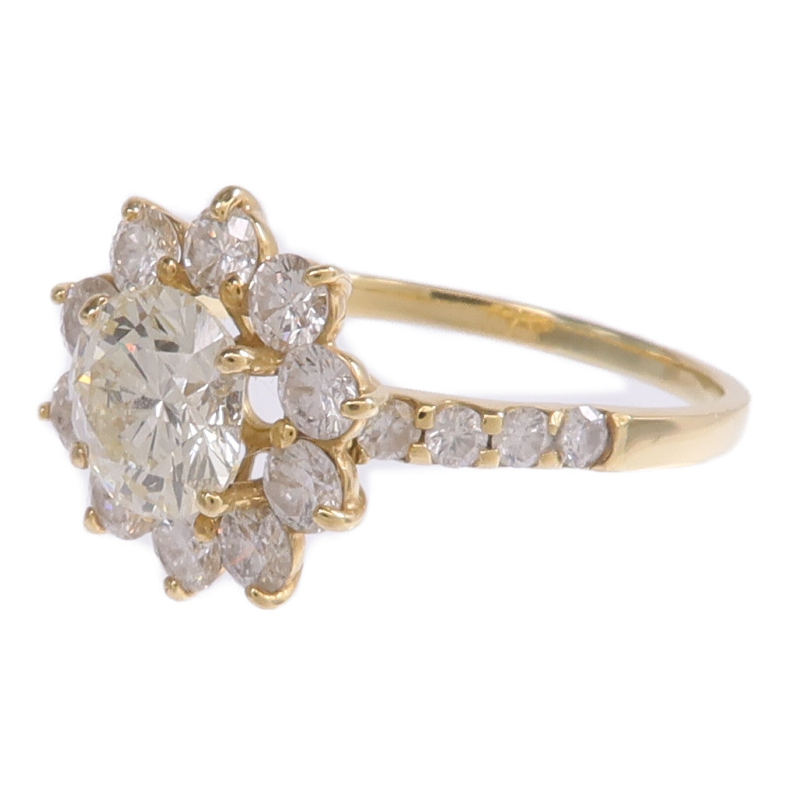 JEWELRY 18K黃金Diamond Ring鑽石戒指US#7.5