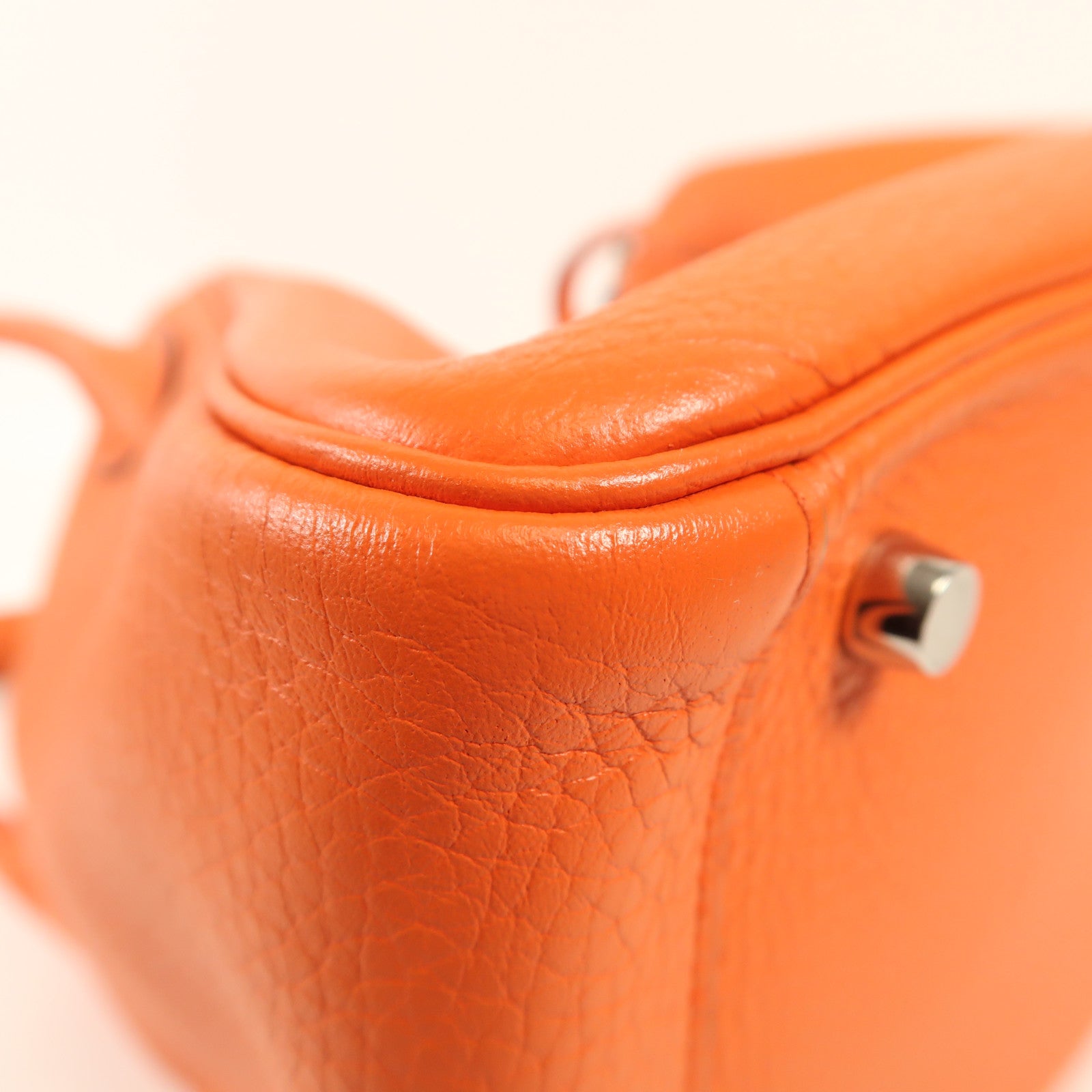 HERMES Clemence皮革Lindy 30銀扣手挽肩背兩用袋