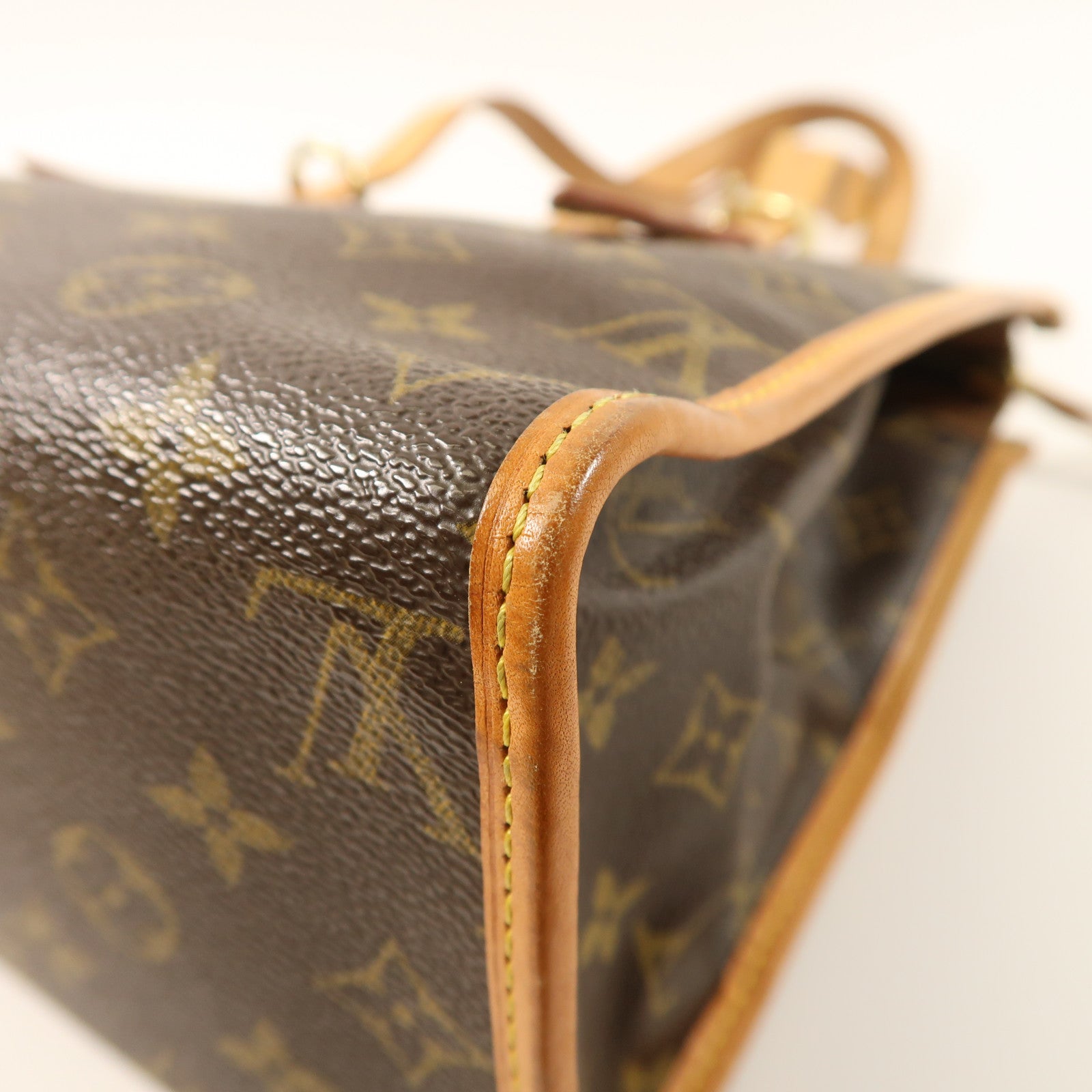 LOUIS VUITTON Monogram Popincourt Haut金扣肩背袋