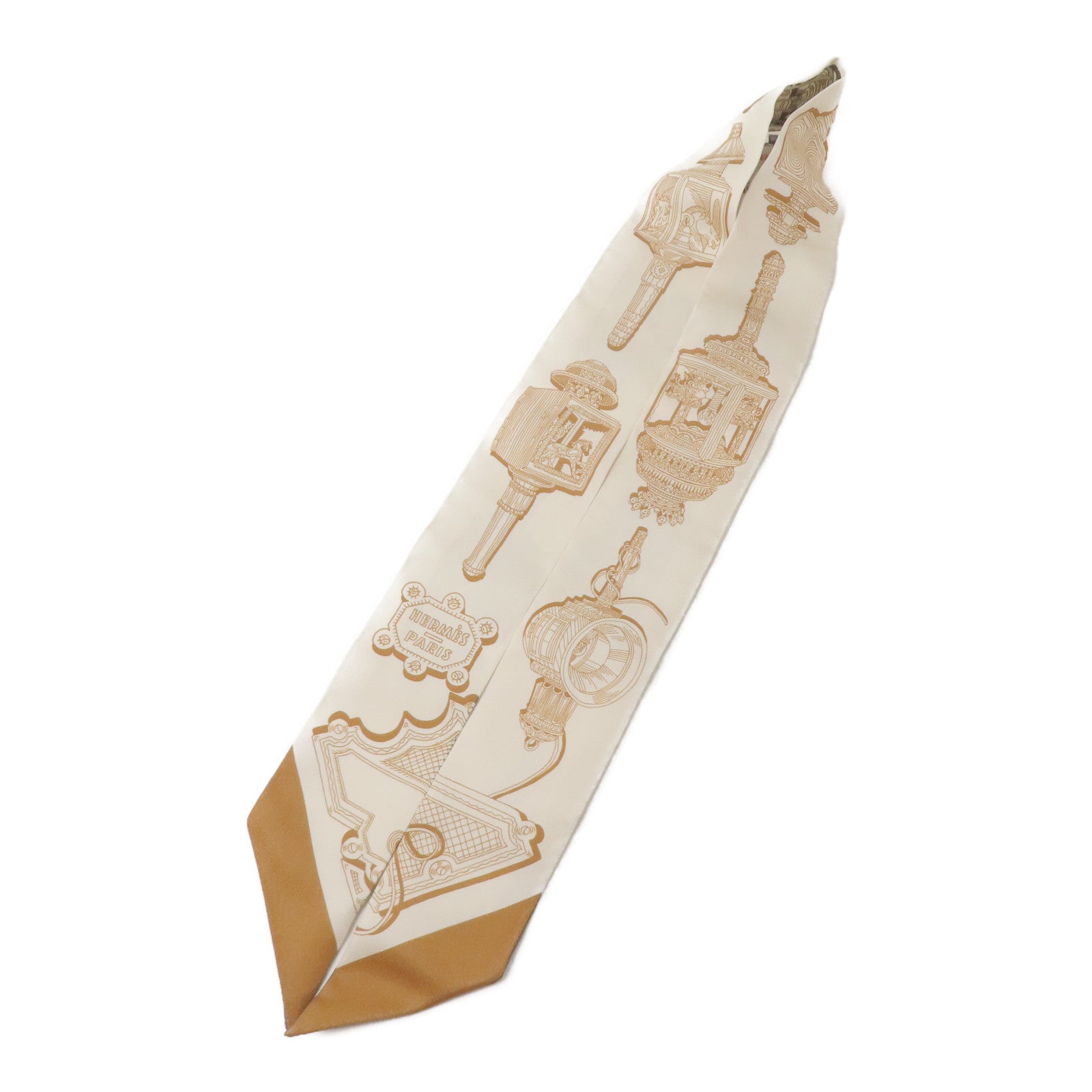 HERMES 絲質Twilly絲巾