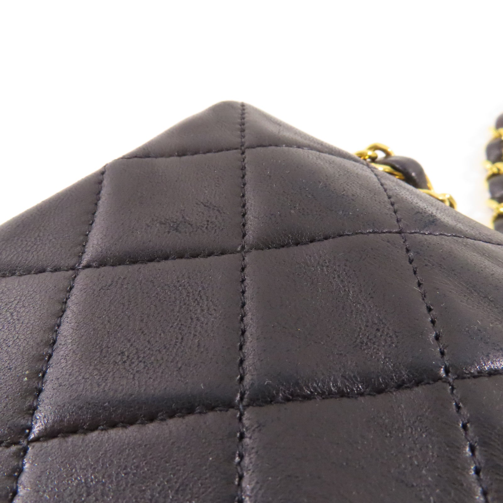 CHANEL 羊皮皮革Chain Shoulder Bag金扣鏈帶肩背袋