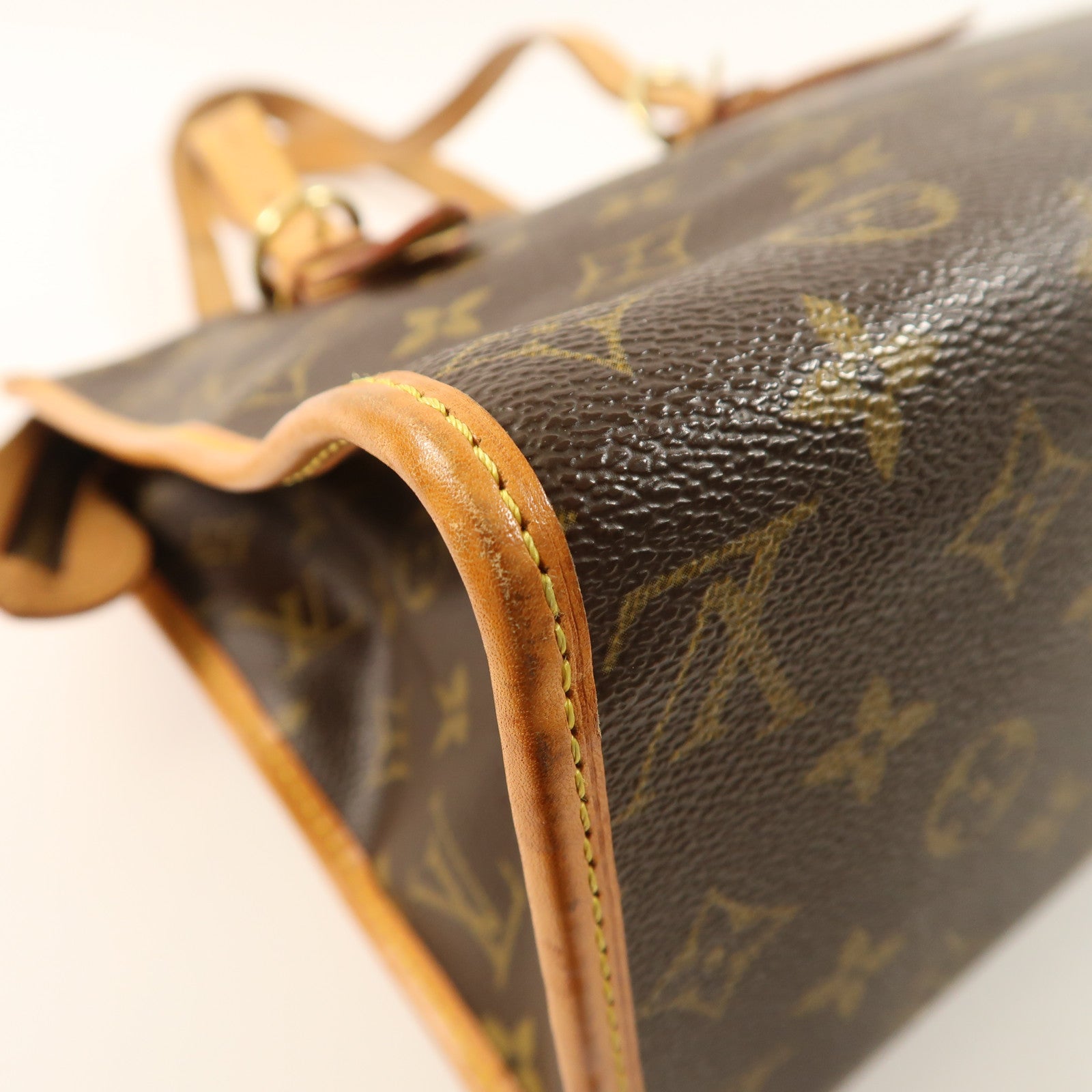 LOUIS VUITTON Monogram Popincourt Haut金扣肩背袋
