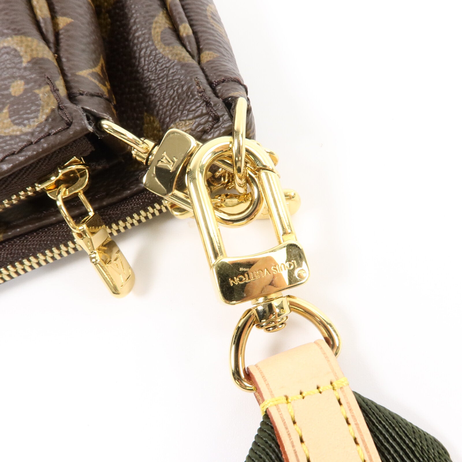 LOUIS VUITTON Monogram Multi Pochette Accessoires金扣肩背袋