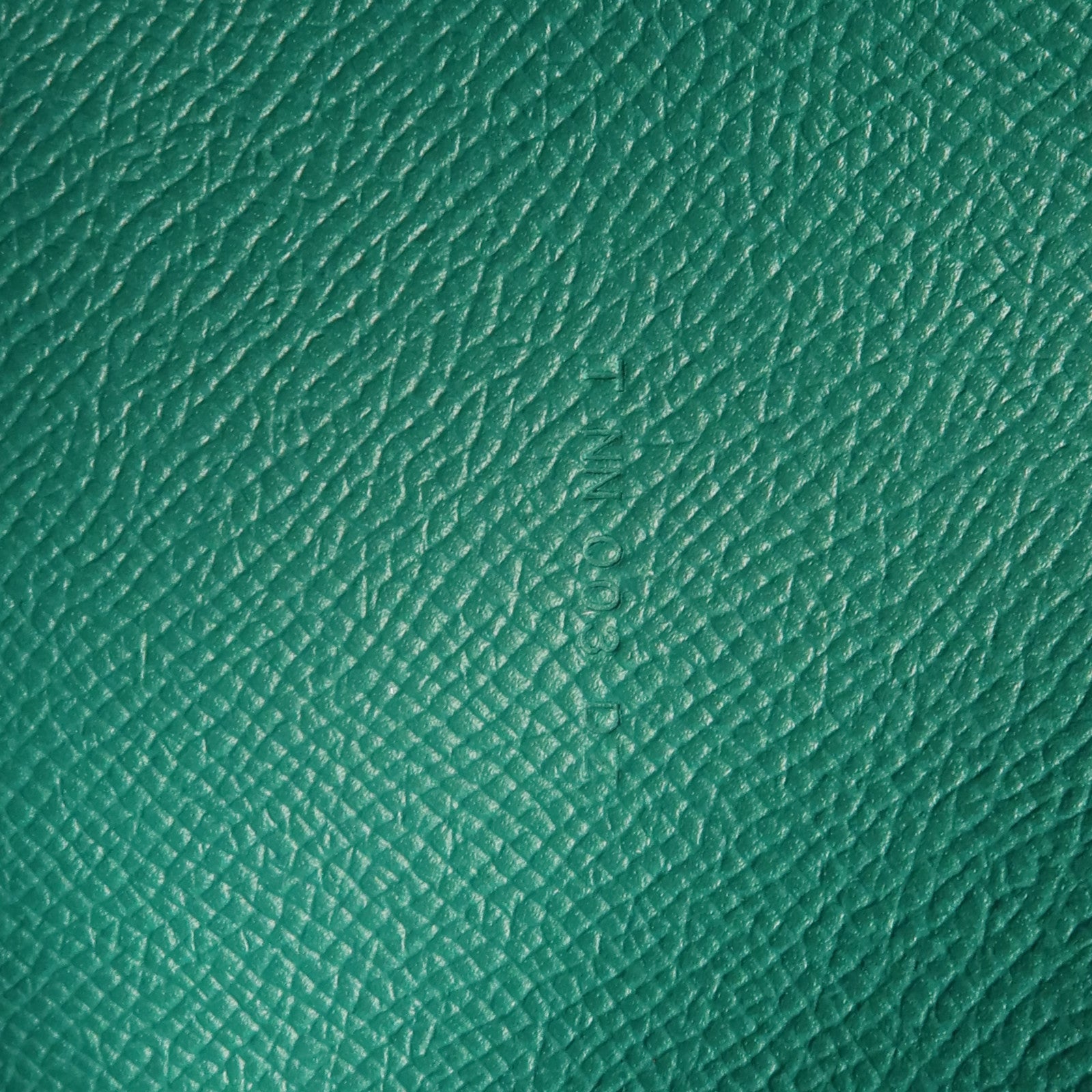 HERMES 【激減優惠】Epsom皮革Constance Wallet銀扣長錢包Malachite