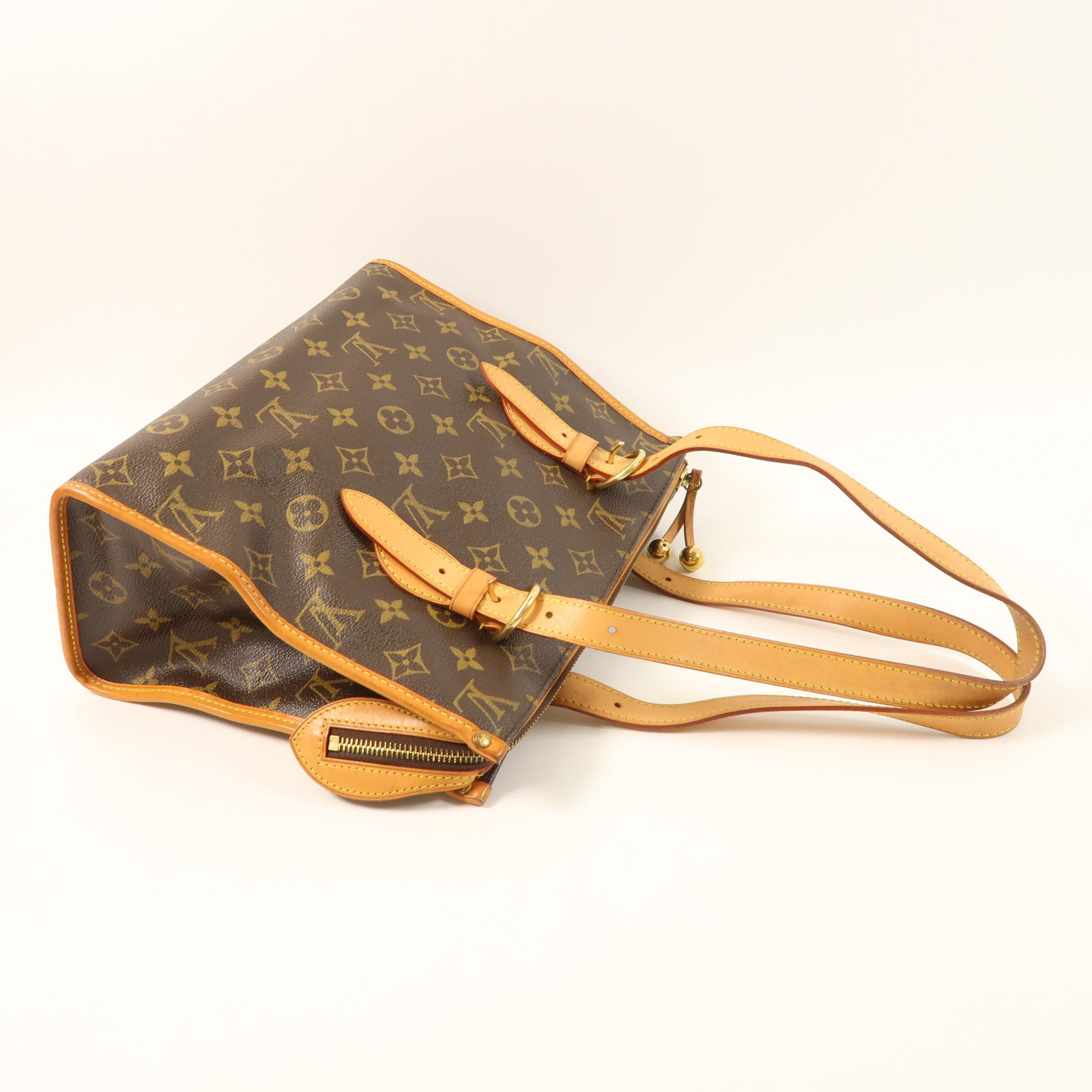 LOUIS VUITTON Monogram Popincourt Haut金扣肩背袋