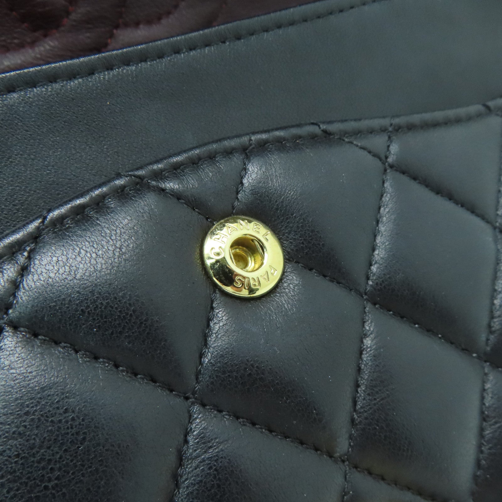 CHANEL 【激減優惠】菱格羊皮皮革Classic 25金扣鏈帶肩背袋黑色