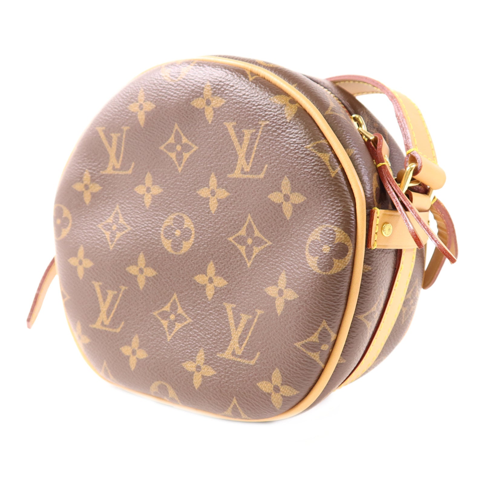 LOUIS VUITTON LV GHW Boite Chapeau Souple PM Shoulder Bag Monogram Brown