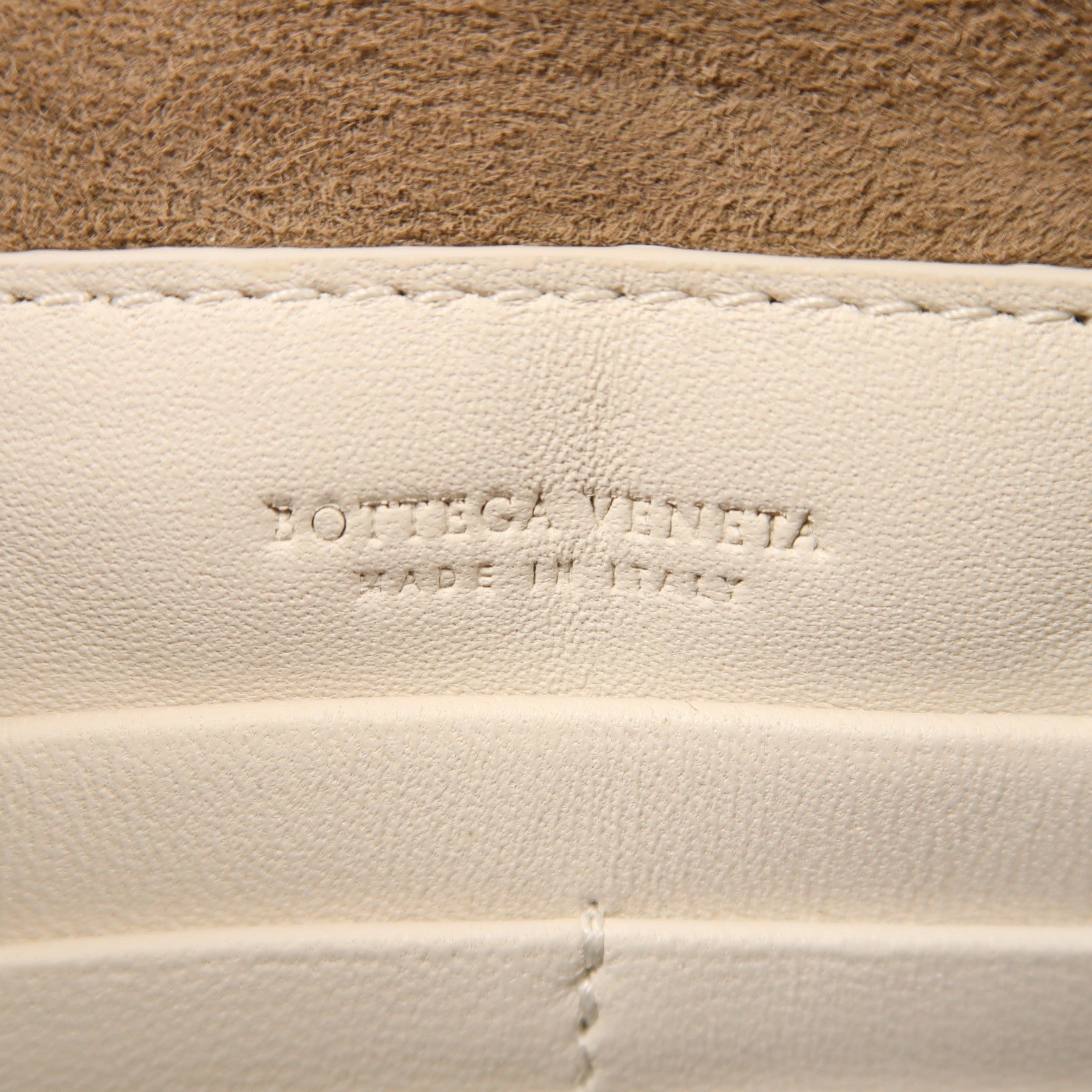 BOTTEGA VENETA 羊皮皮革Chain Shoulder鏈帶肩背袋白色