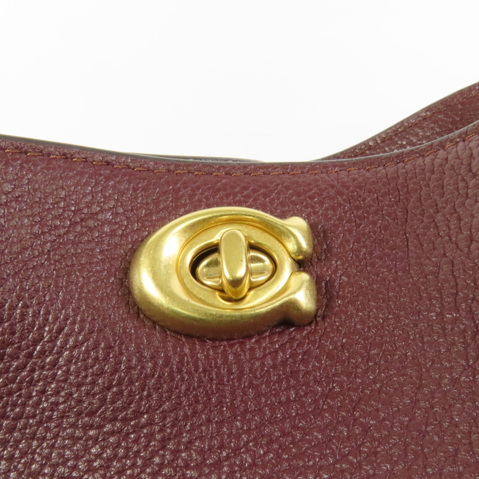 COACH 牛皮皮革Willow Bucket金扣手挽肩背兩用袋