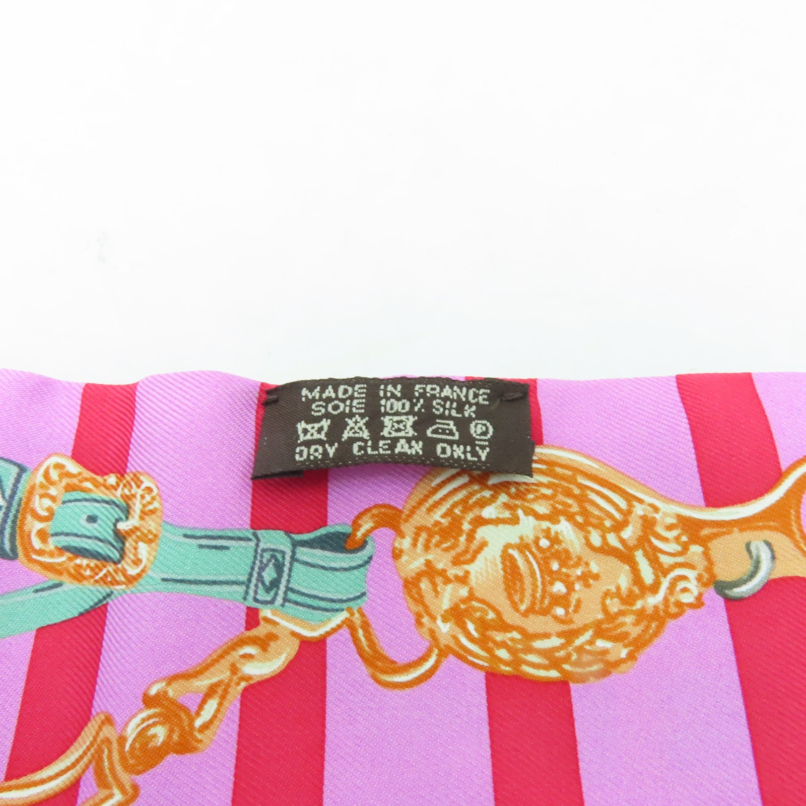 HERMES 【激減優惠】絲質Twilly絲巾紫色/彩色