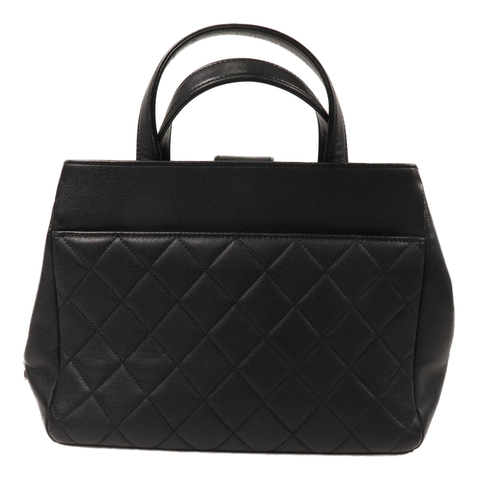 CHANEL 牛皮皮革Business Affinity Shopping Bag鏈帶手挽肩背兩用袋
