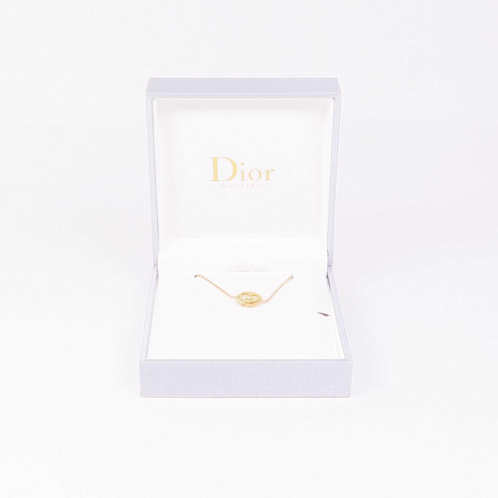 Dior 18K玫瑰金Vents鑽石/珍珠貝殼手鏈