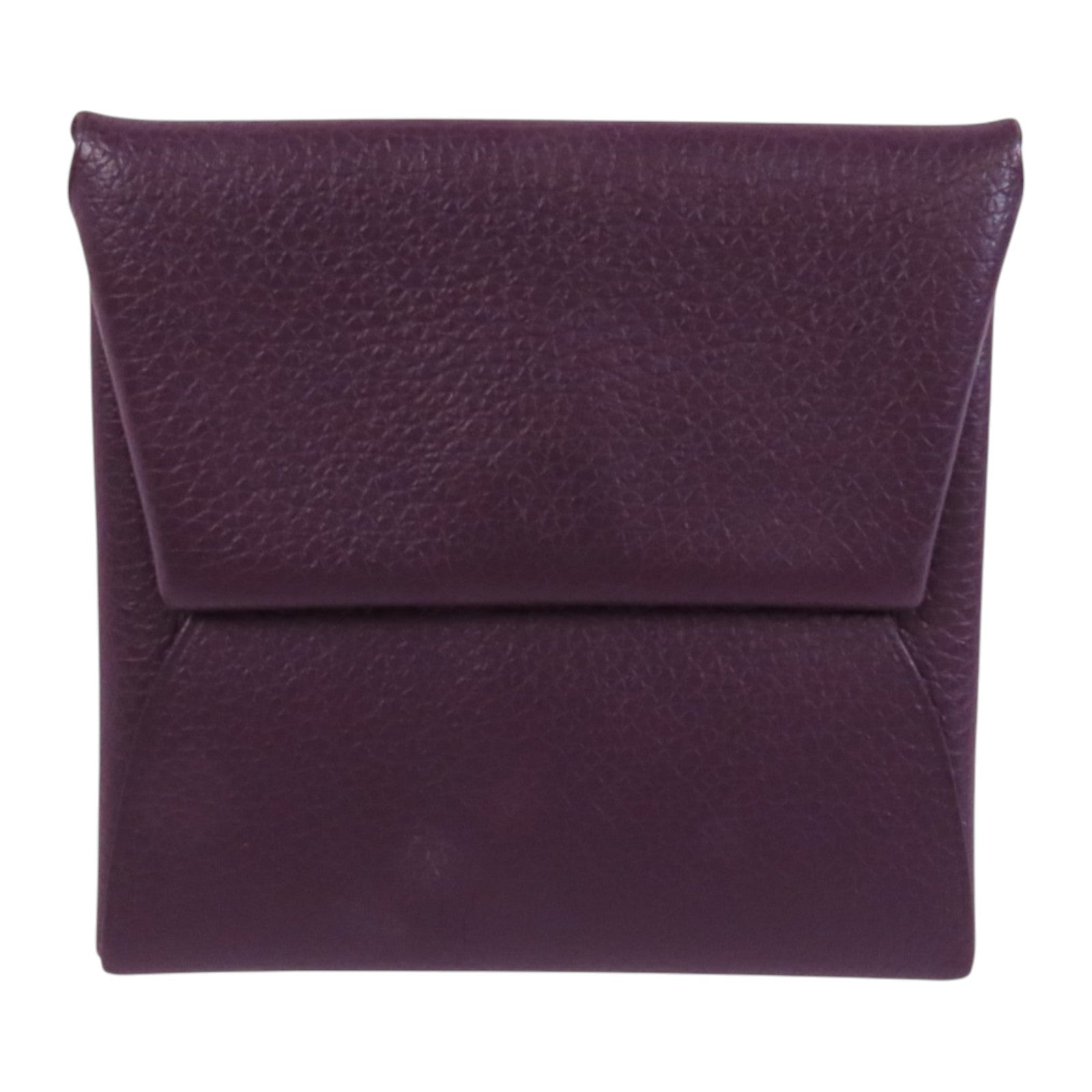 HERMES 【激減優惠】Chevre皮革Bastia Coin Purse銀扣零錢包