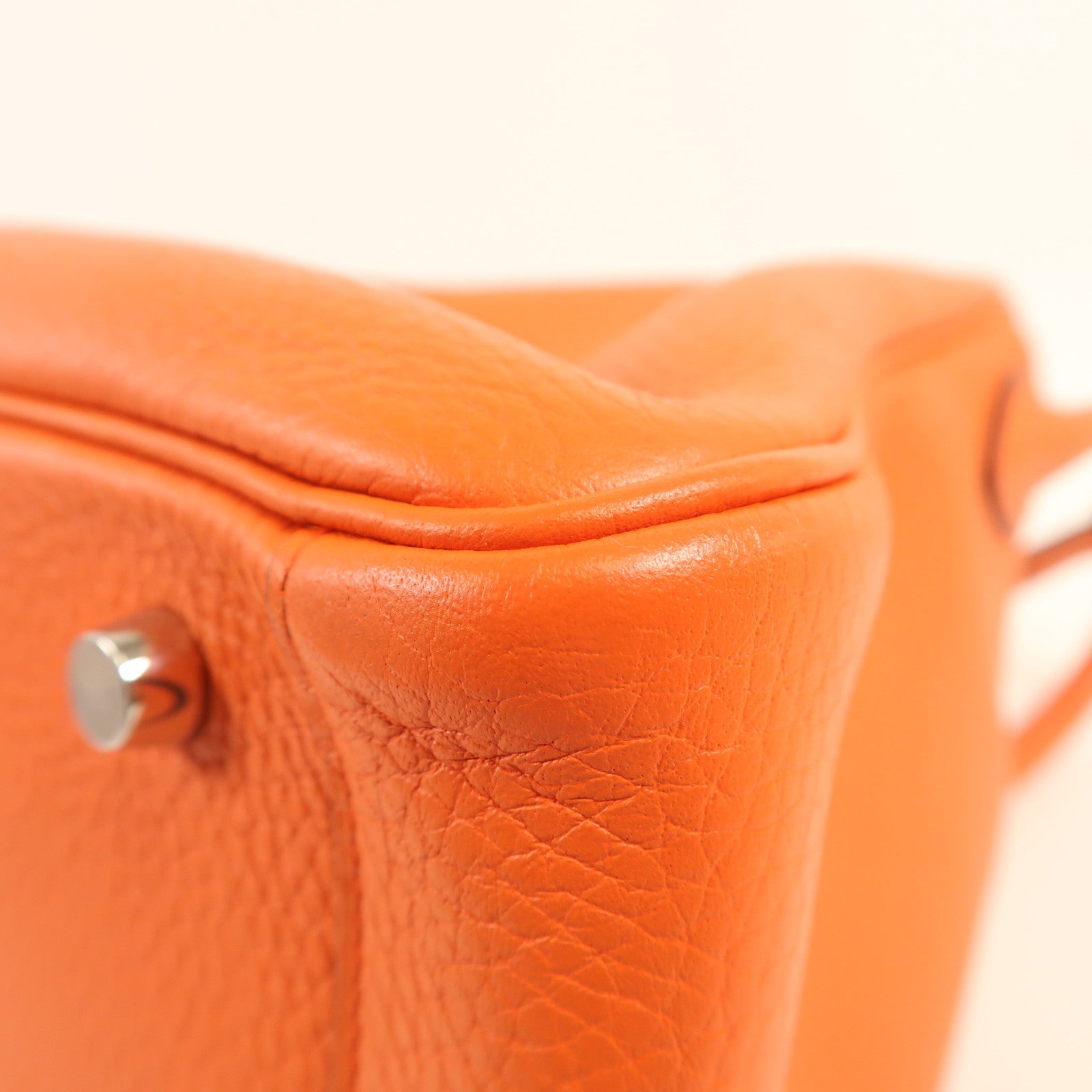 HERMES Clemence皮革Lindy 30銀扣手挽肩背兩用袋