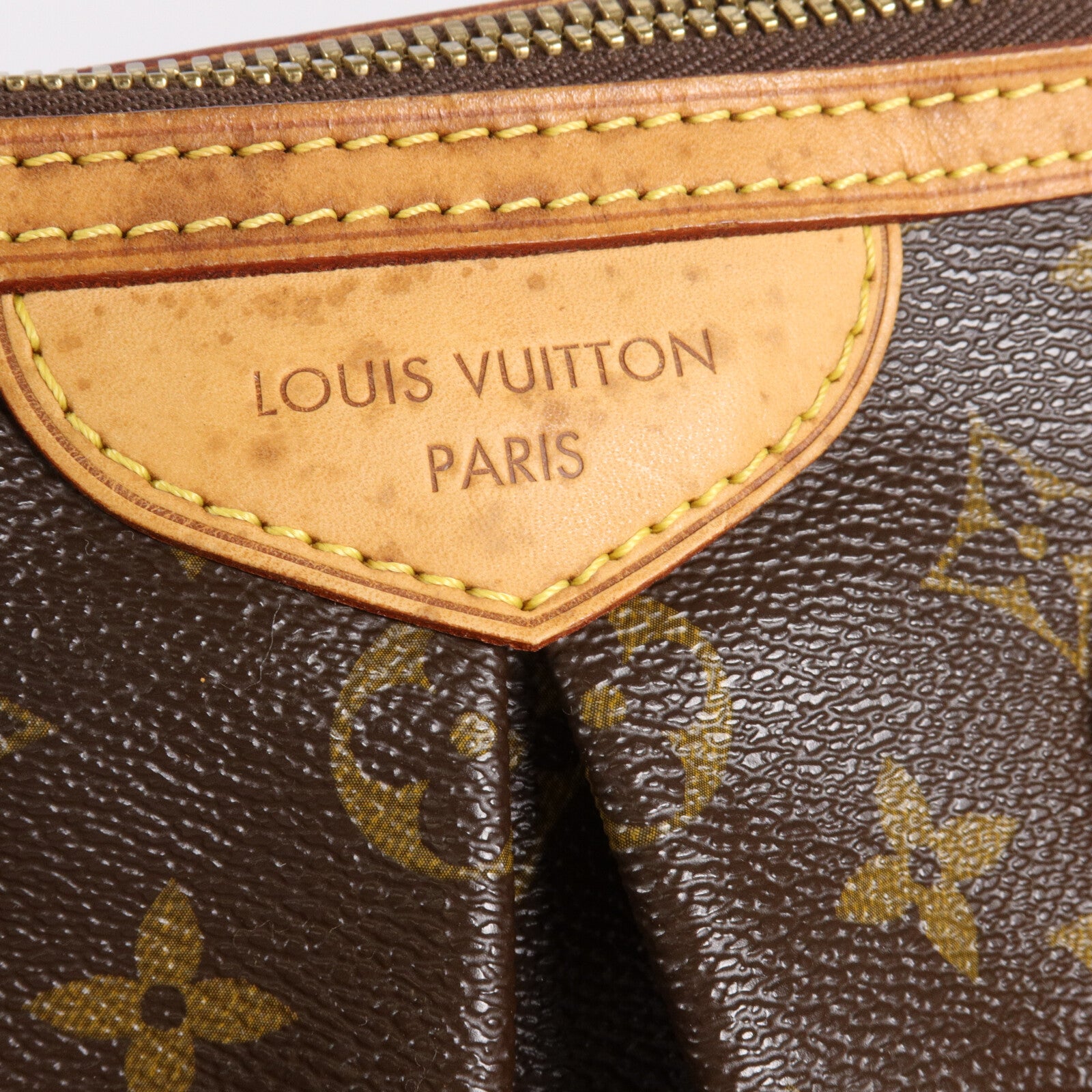 LOUIS VUITTON Monogram Palermo GM手挽肩背兩用袋棕色