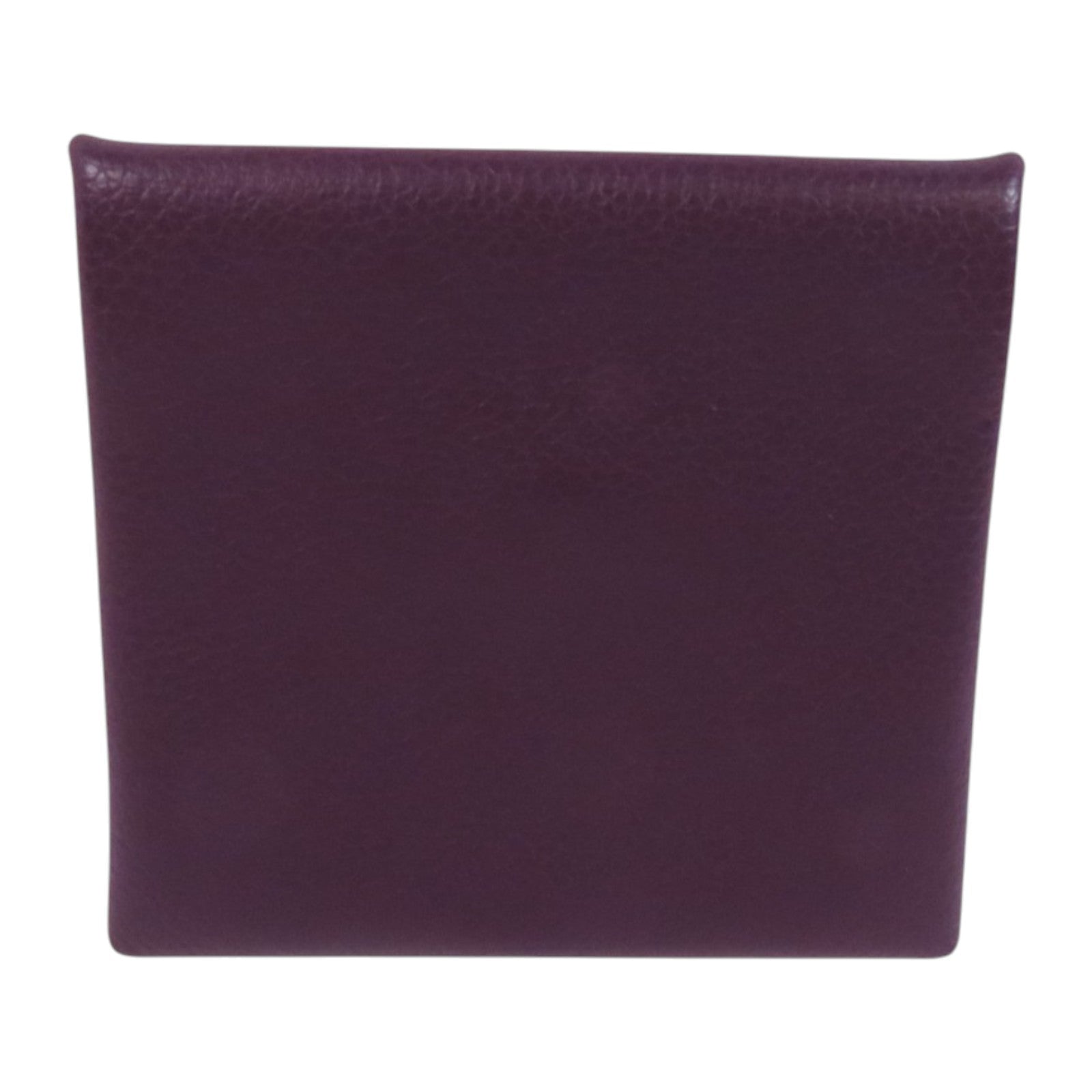 HERMES 【激減優惠】Chevre皮革Bastia Coin Purse銀扣零錢包