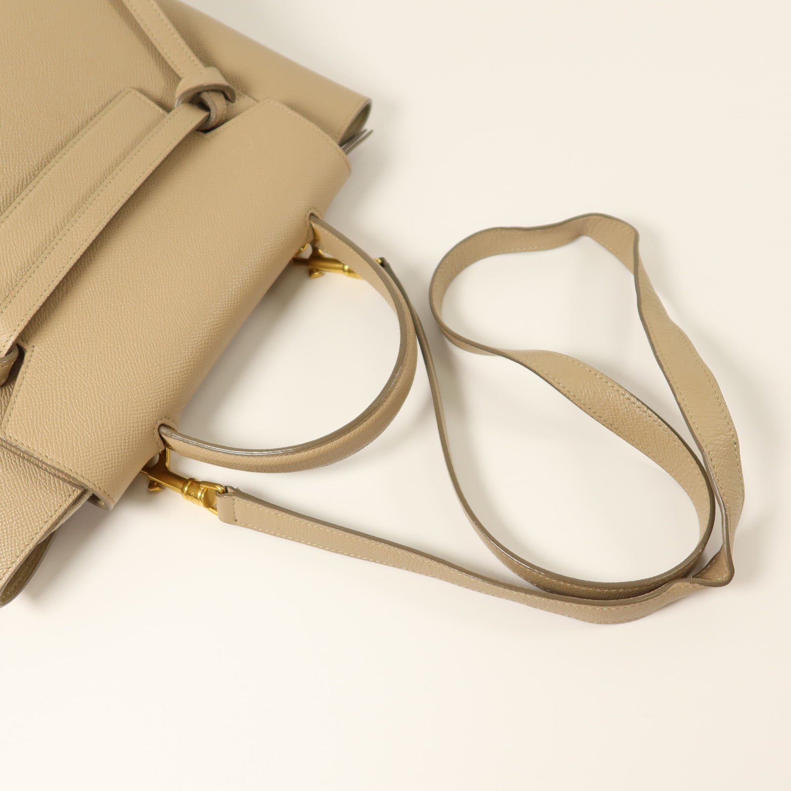 CELINE 牛皮皮革Belt Bag金扣手挽肩背兩用袋
