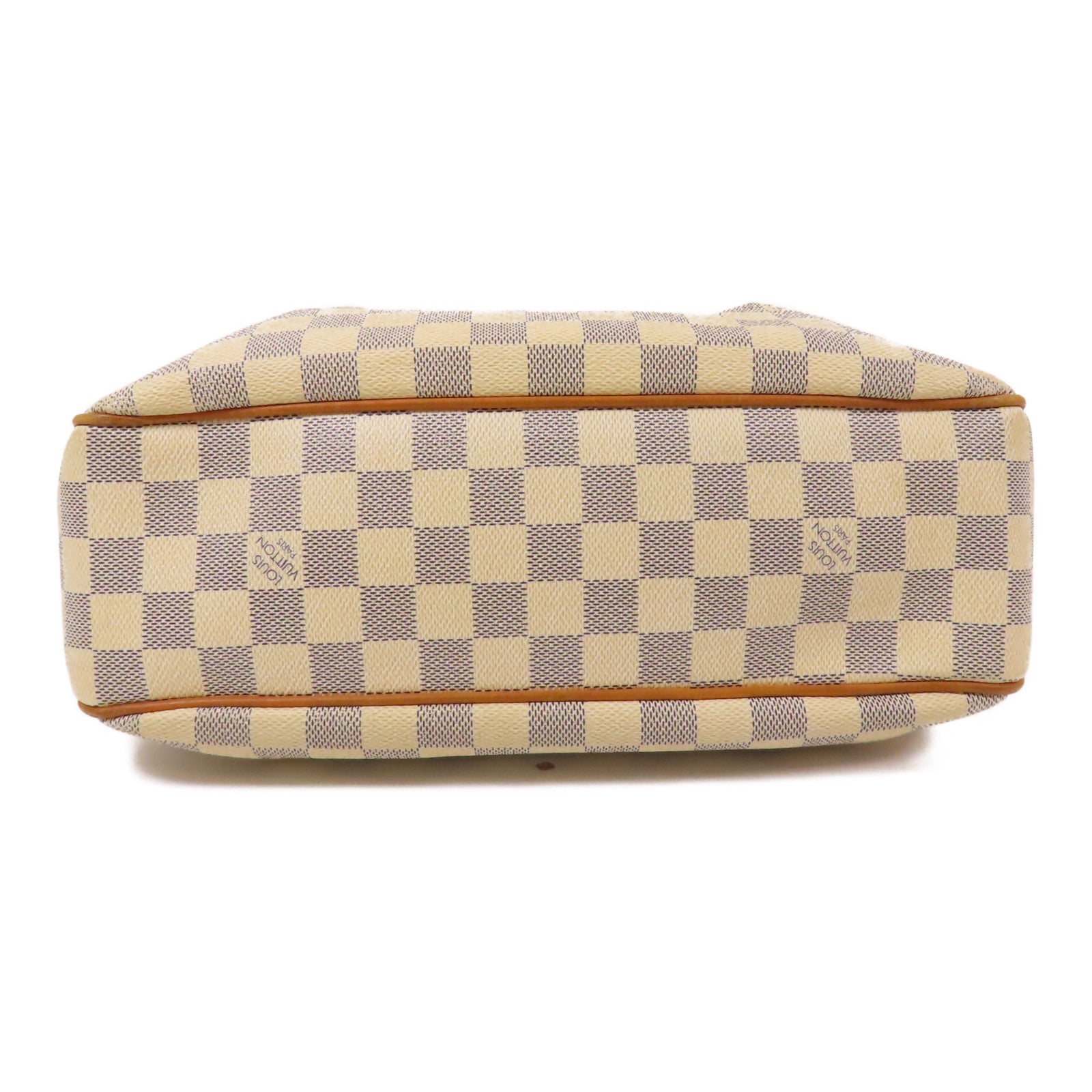 LOUIS VUITTON Damier Azur Siracusa PM金扣肩背袋