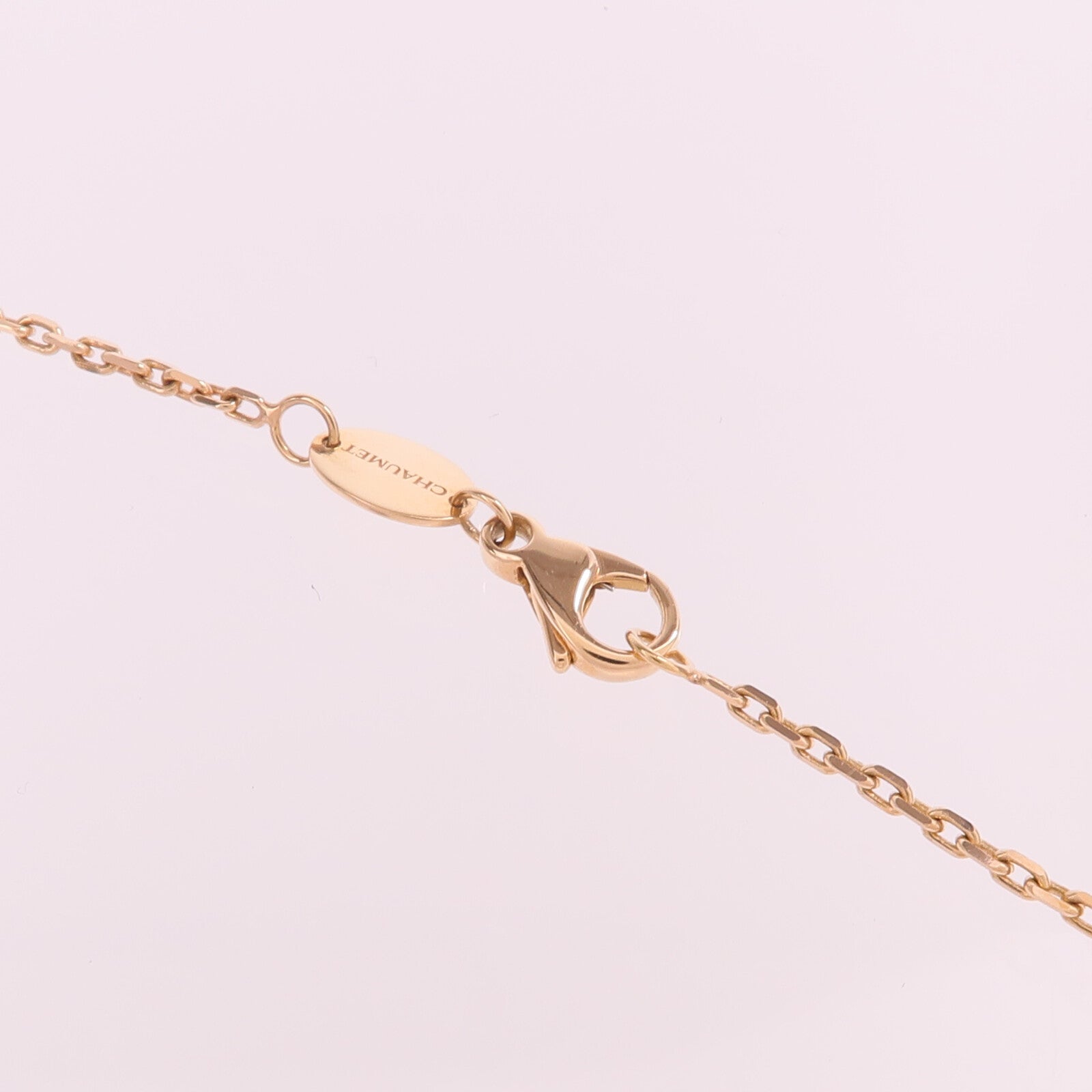 Chaumet 18K玫瑰金Liens Seduction Pendant鑽石項鍊