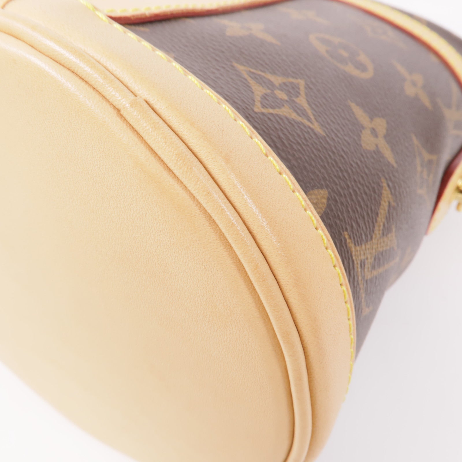 LOUIS VUITTON Monogram Duffle金扣手挽肩背兩用袋棕色