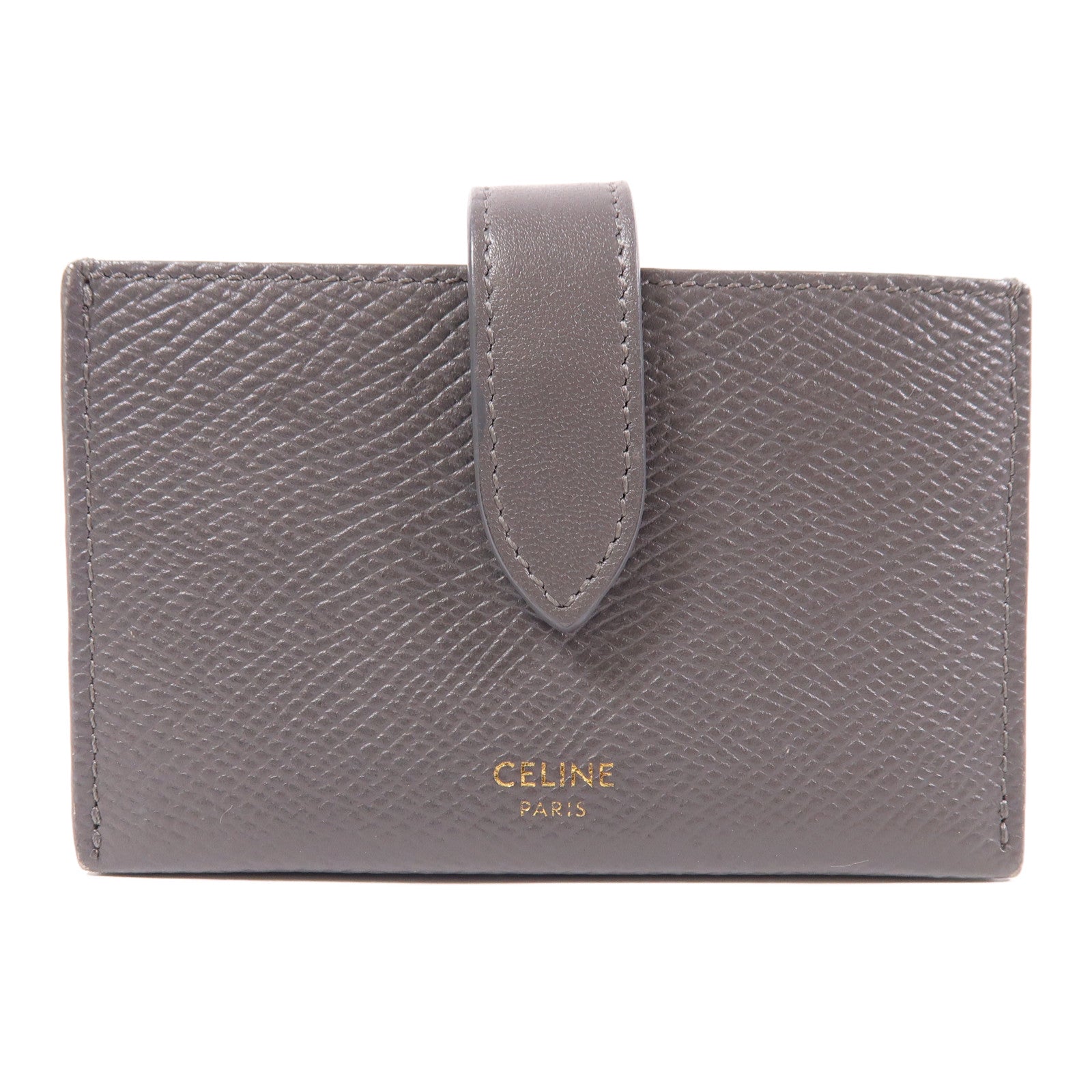 CELINE 【激減優惠】牛皮皮革Card Case金扣卡片套