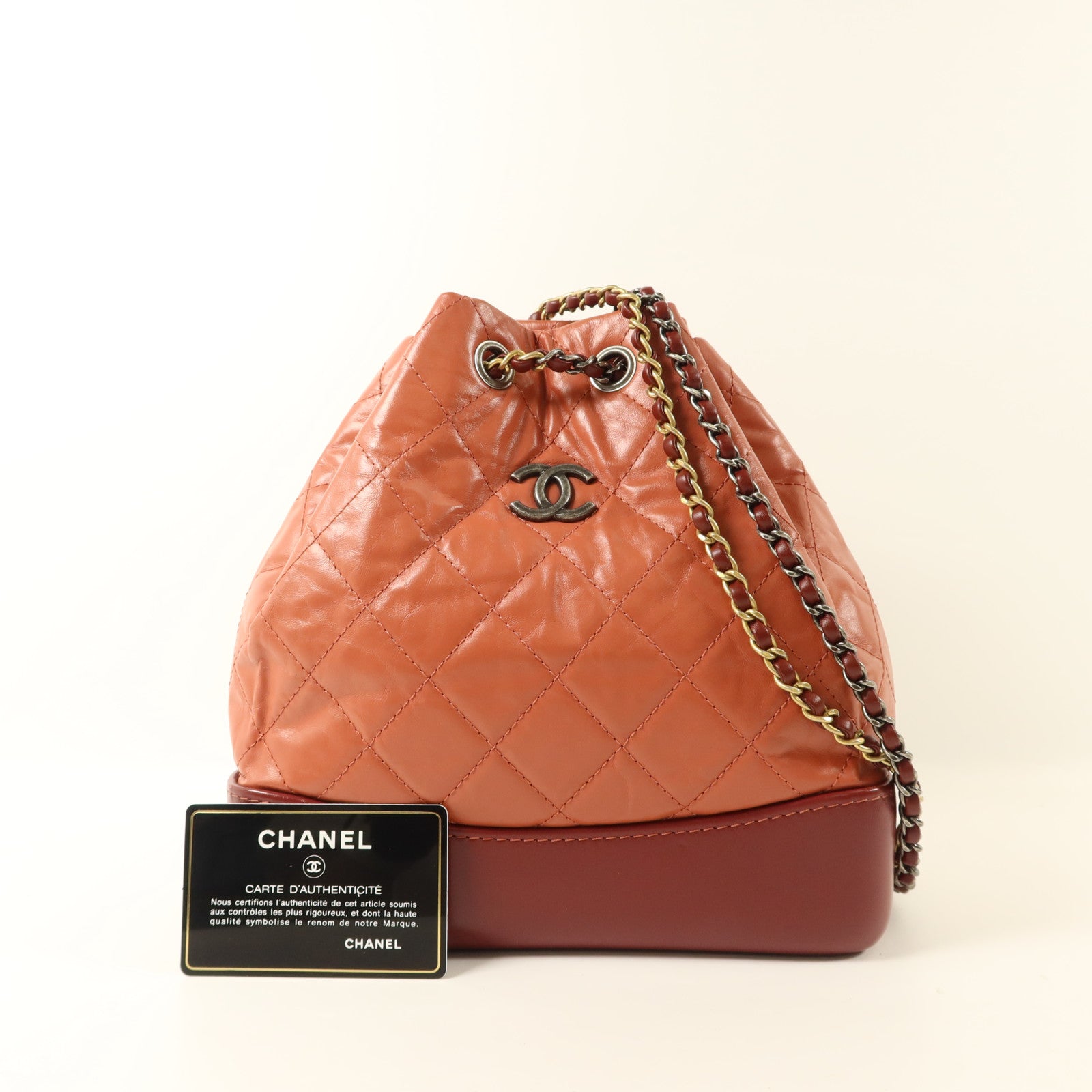 CHANEL 牛皮皮革Gabrielle Backpack背包