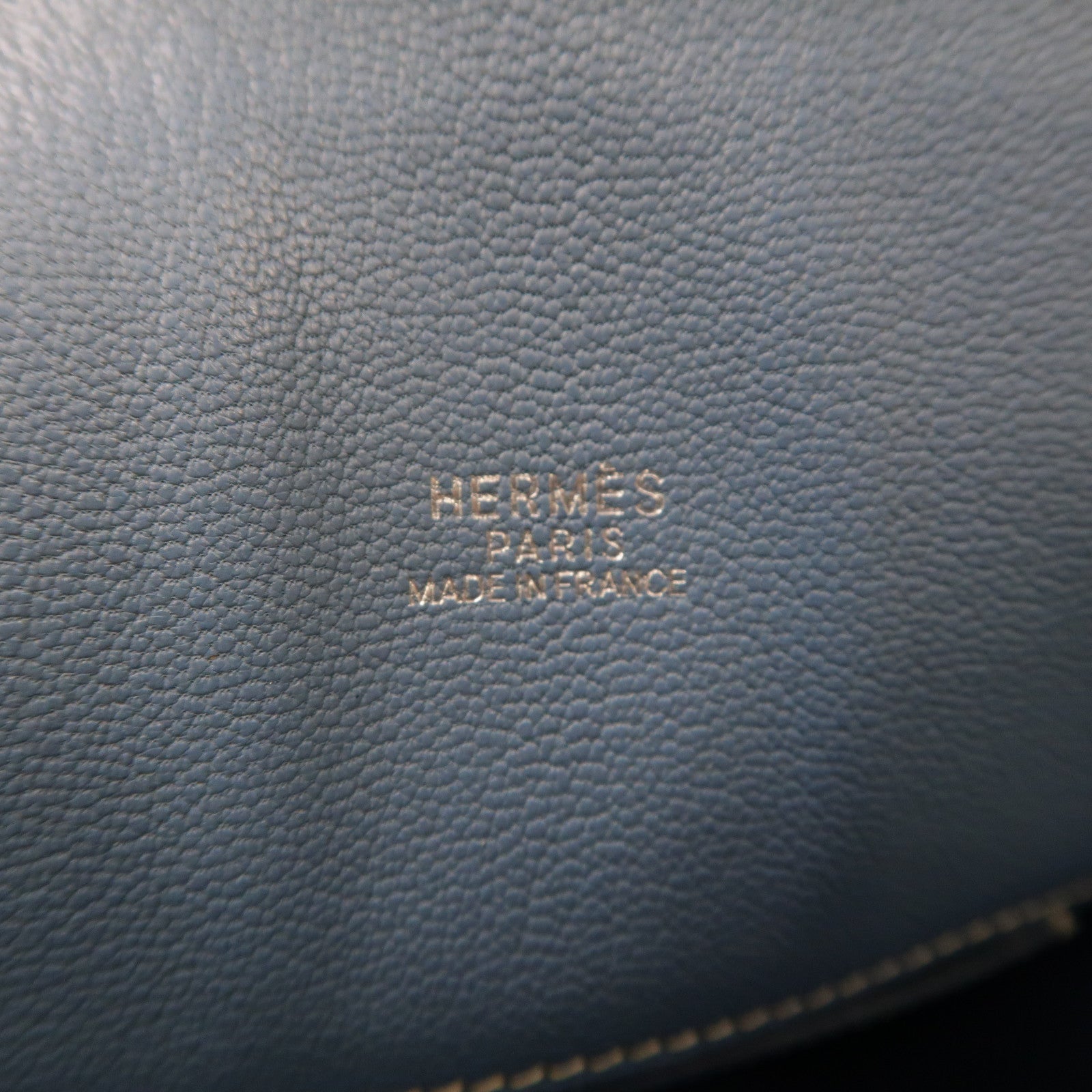 HERMES 【激減優惠】Swift皮革Kelly Sport銀扣肩背袋Bleu Jean牛仔藍色