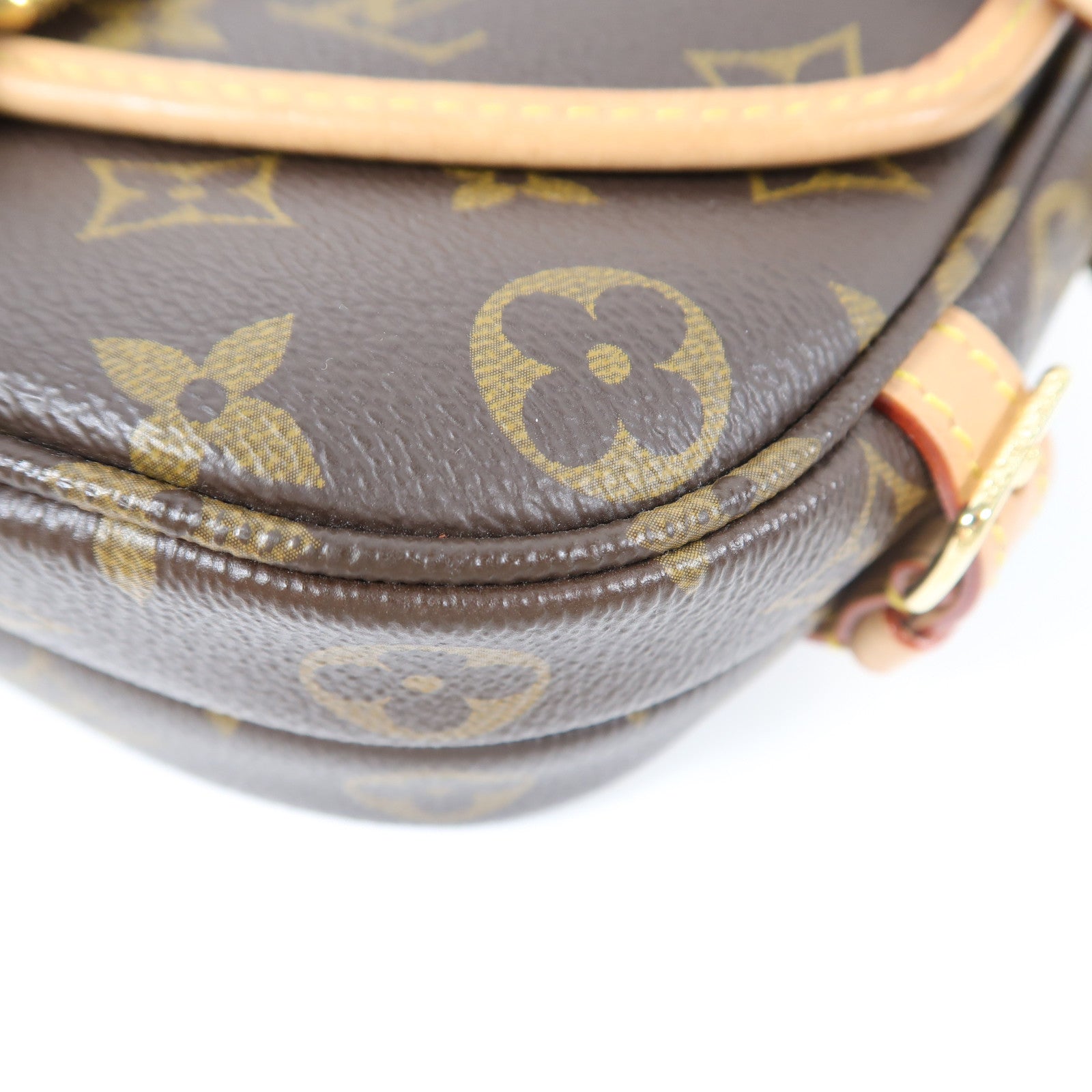 LOUIS VUITTON Monogram Saumur BB金扣手挽肩背兩用袋啡色