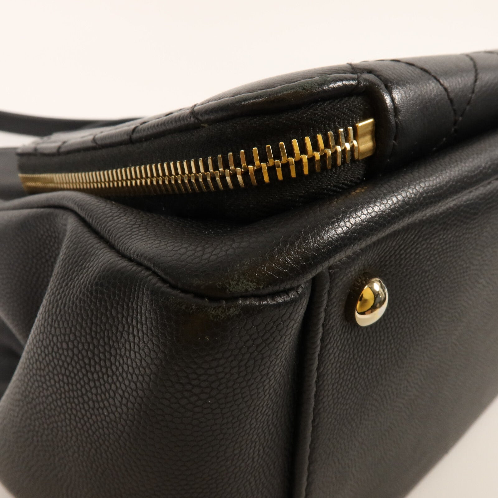 CHANEL 牛皮皮革Business Affinity Shopping Bag鏈帶手挽肩背兩用袋