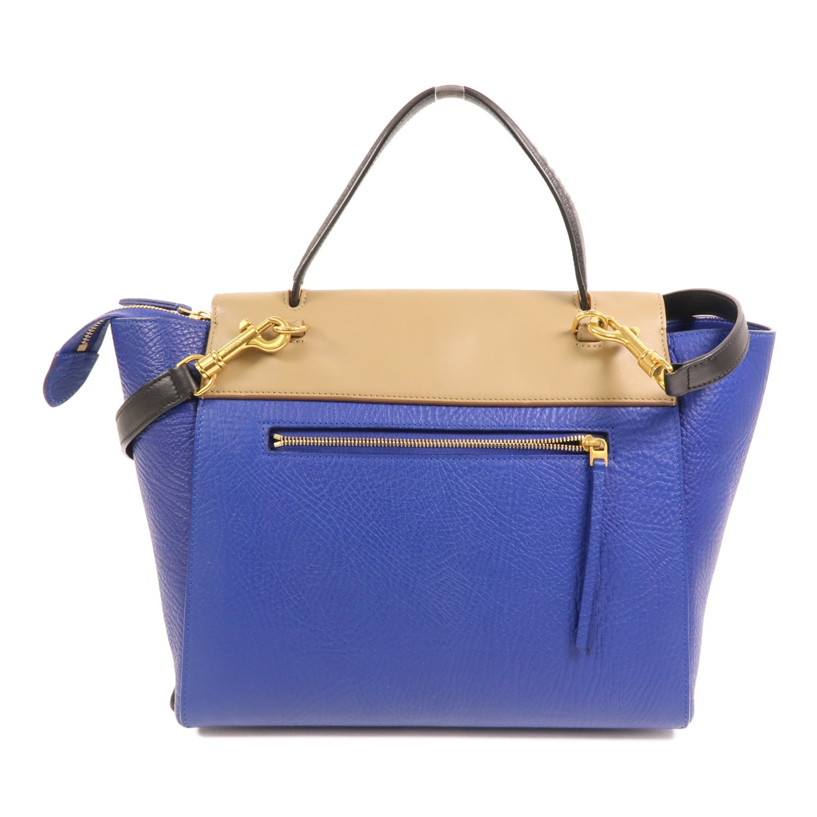 CELINE 牛皮皮革Belt Bag金扣手挽肩背兩用袋