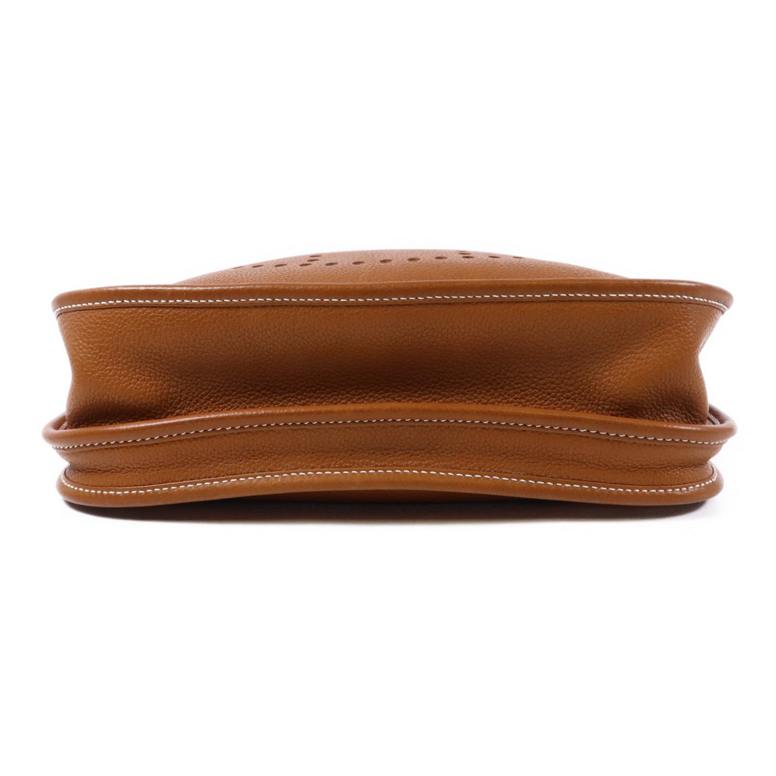 HERMES Barenia Foubourg皮革Evelyne PM金扣肩背袋Gold