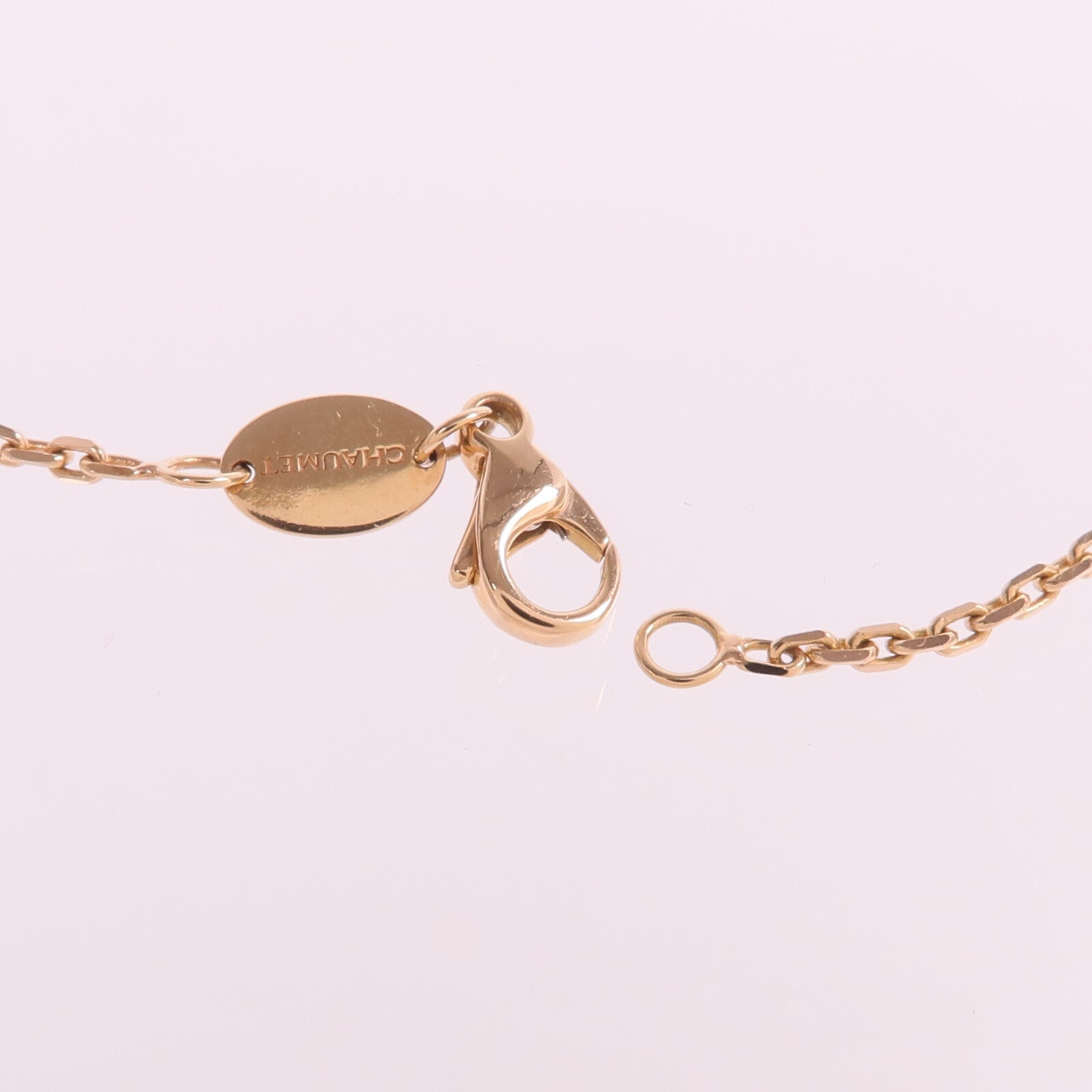 Chaumet 18K玫瑰金Liens Seduction Pendant鑽石項鍊