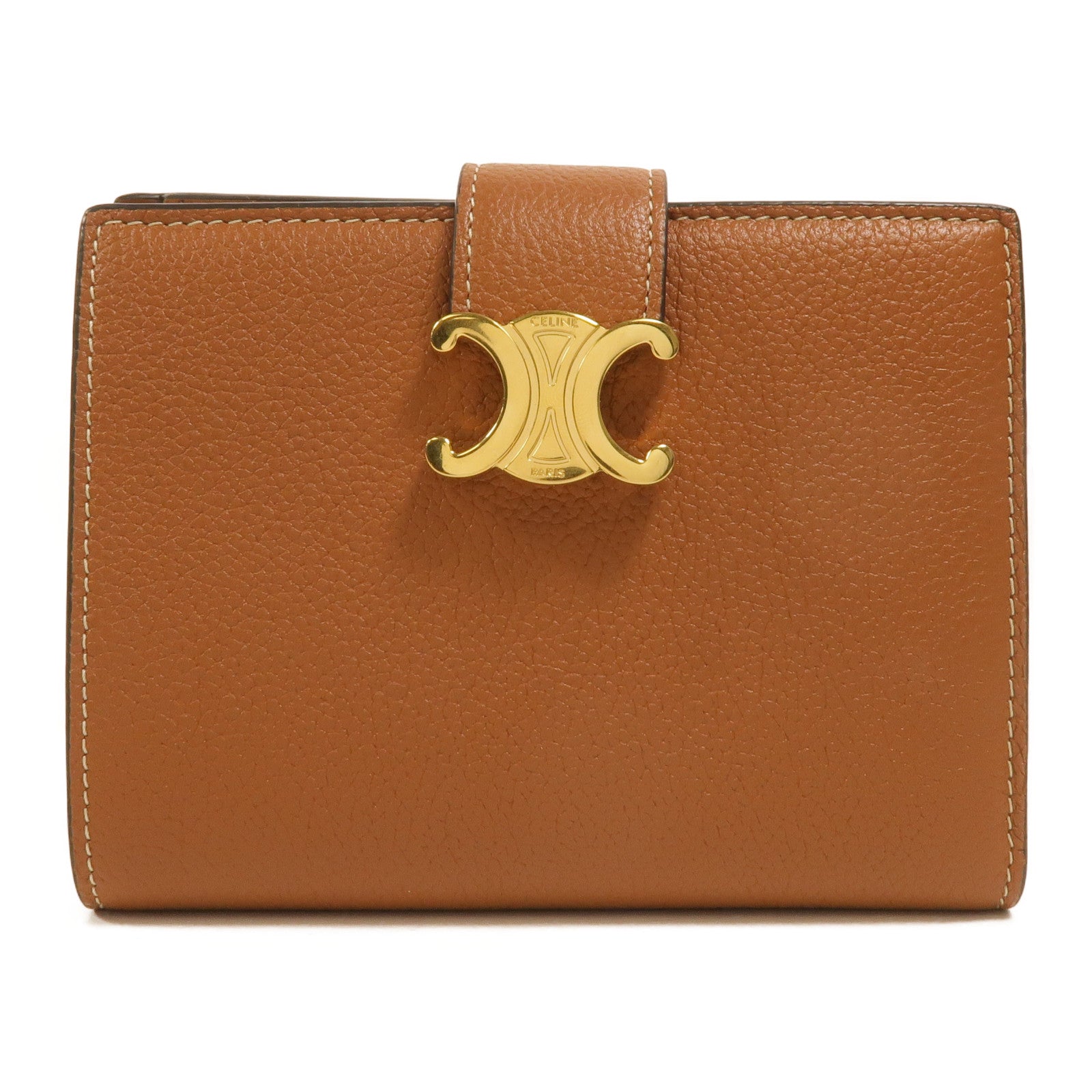 CELINE 牛皮皮革Medium Strap Wallet Nino錢包