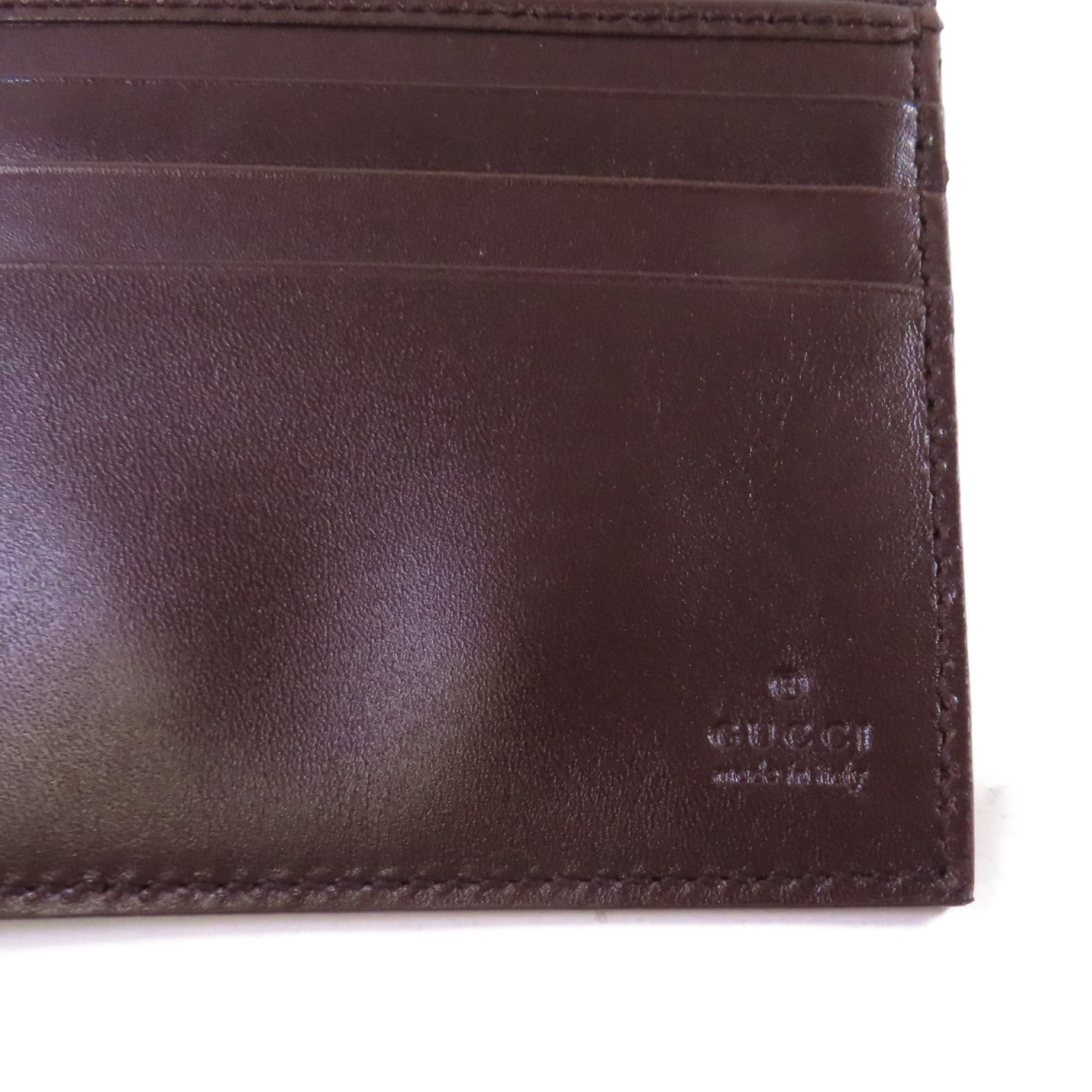 GUCCI 牛皮皮革Short Wallet短錢包啡色