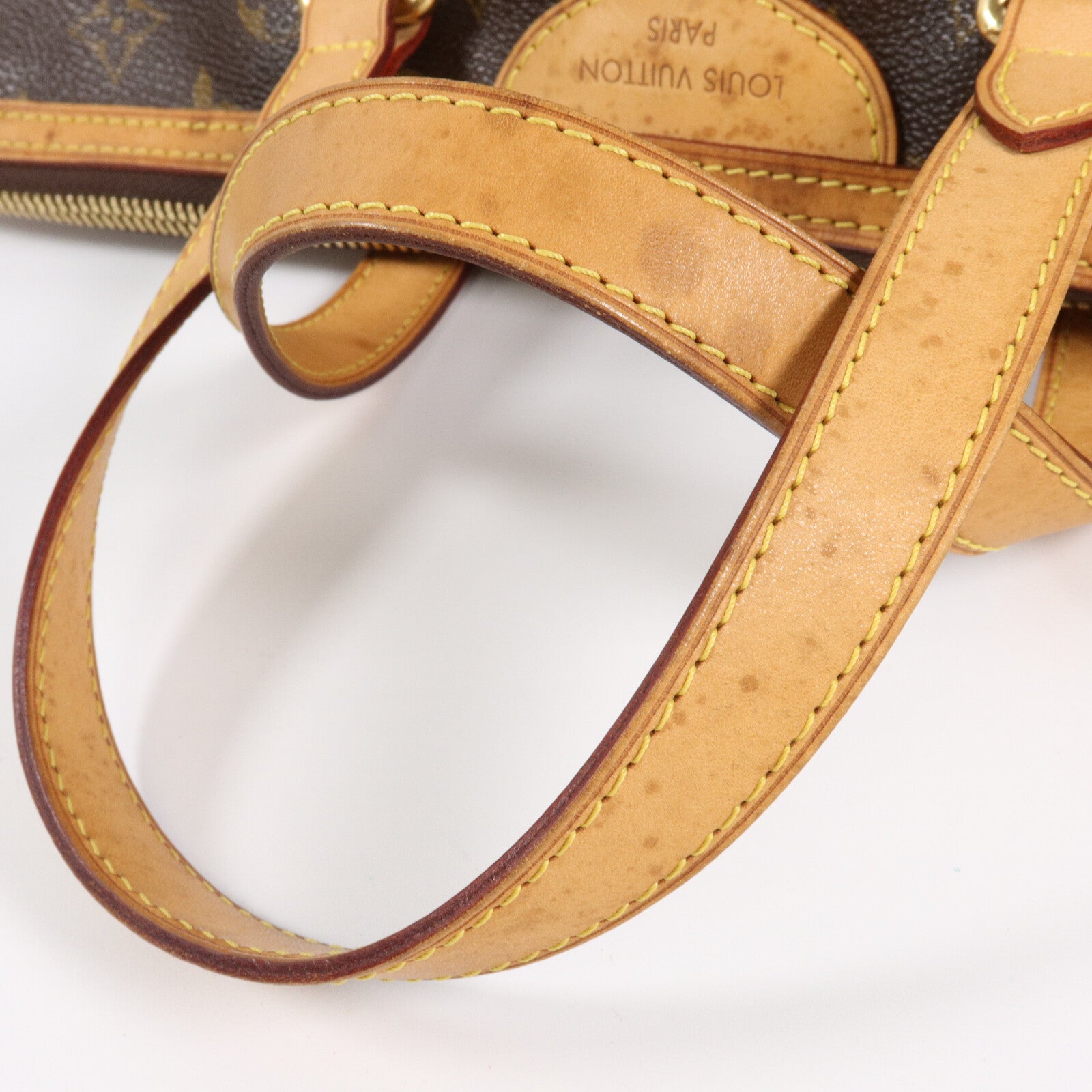 LOUIS VUITTON Monogram Palermo GM手挽肩背兩用袋棕色