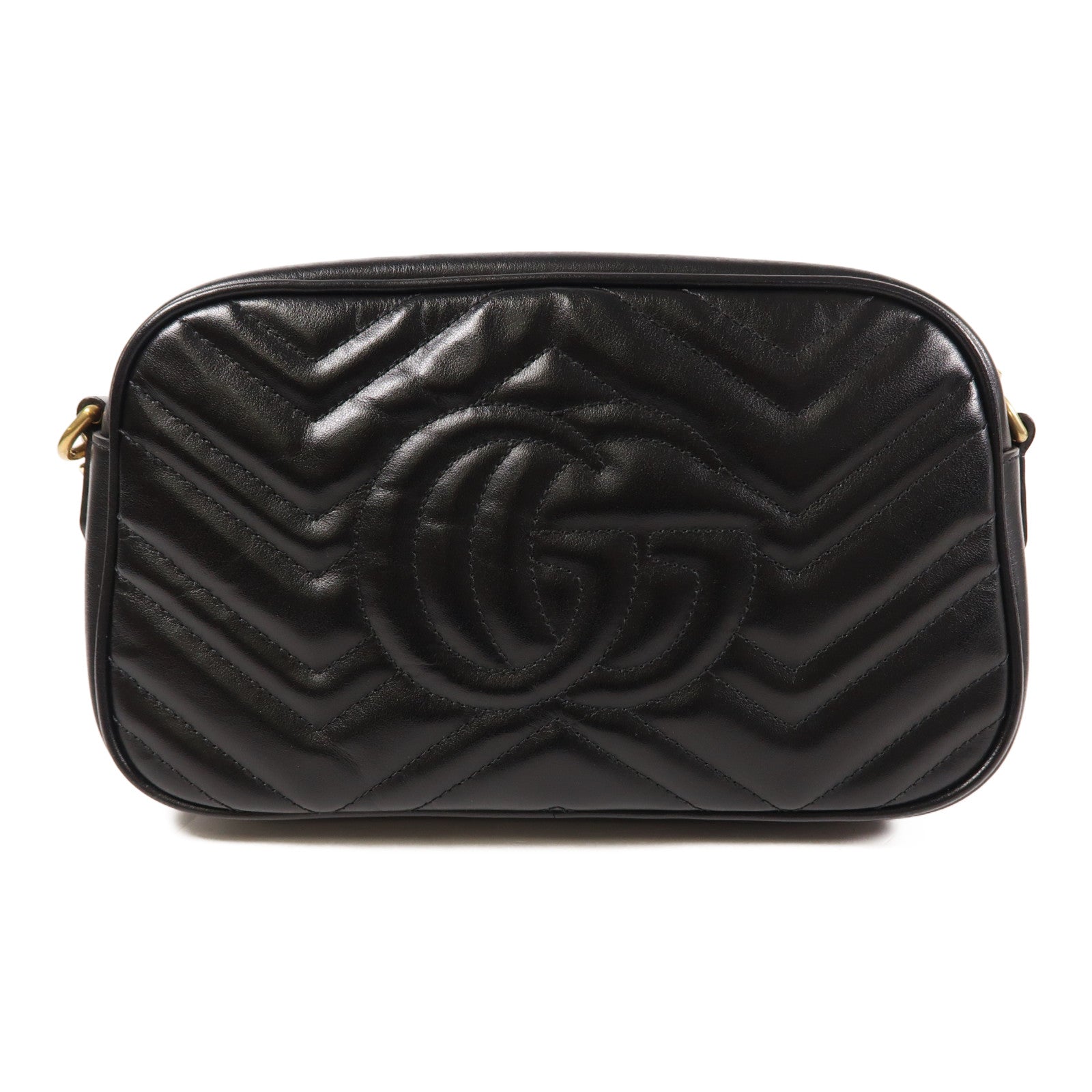 GUCCI 皮革GG Marmont Small Camera Bag金扣肩背袋