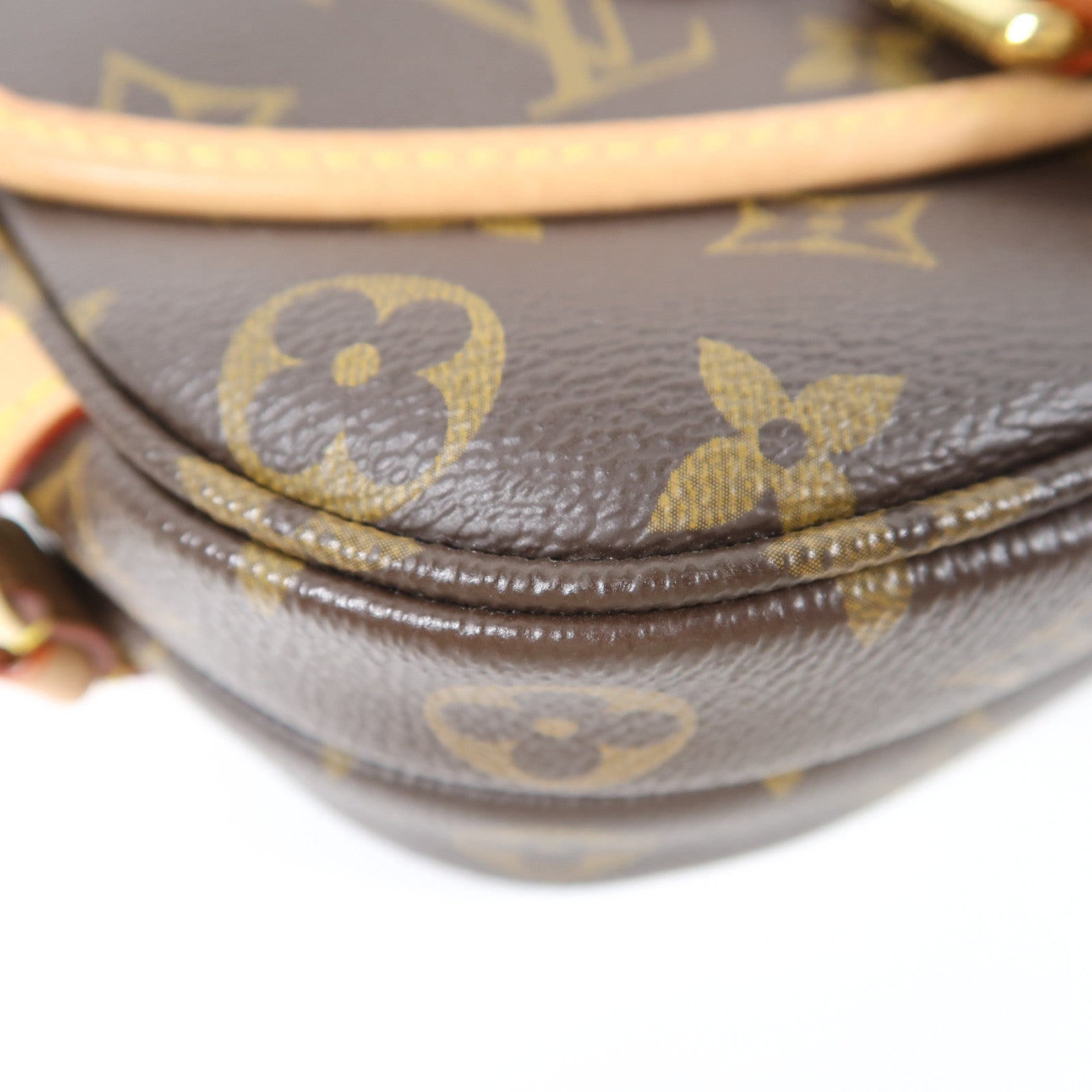 LOUIS VUITTON Monogram Saumur BB金扣手挽肩背兩用袋啡色