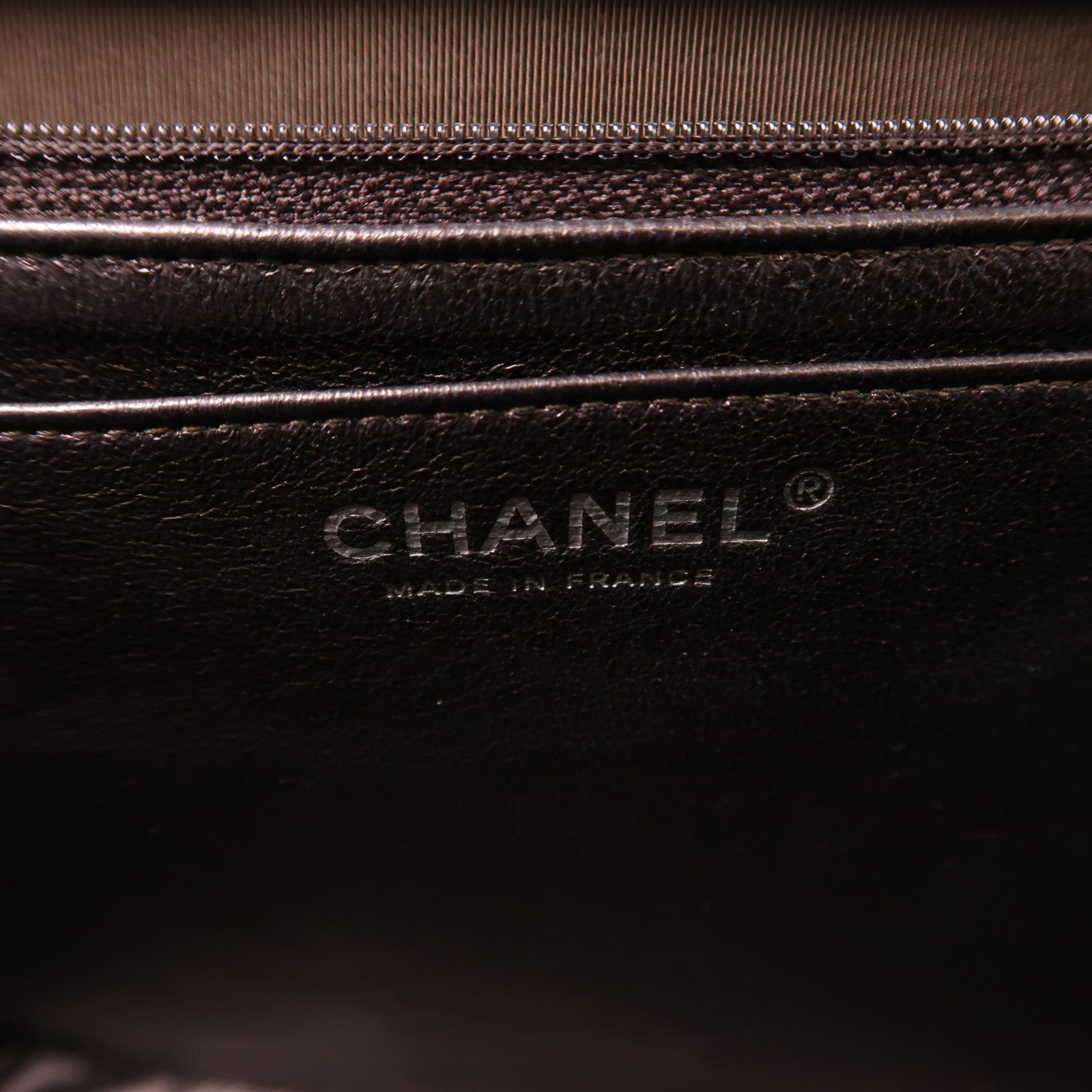 CHANEL CC SHW Large Classic Chain Shoulder Bag A58600 Leather Black