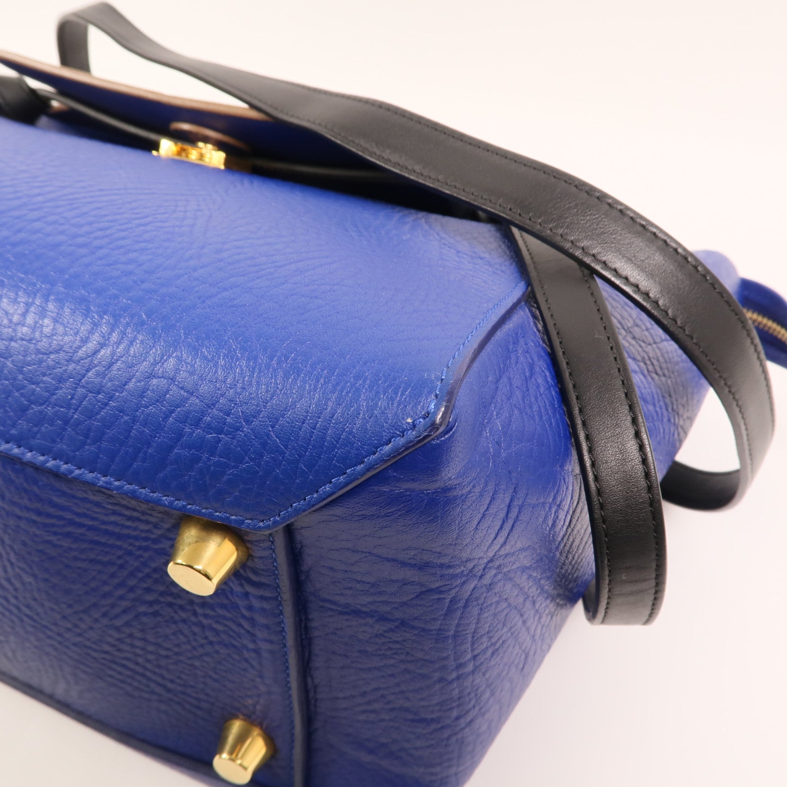 CELINE 牛皮皮革Belt Bag金扣手挽肩背兩用袋