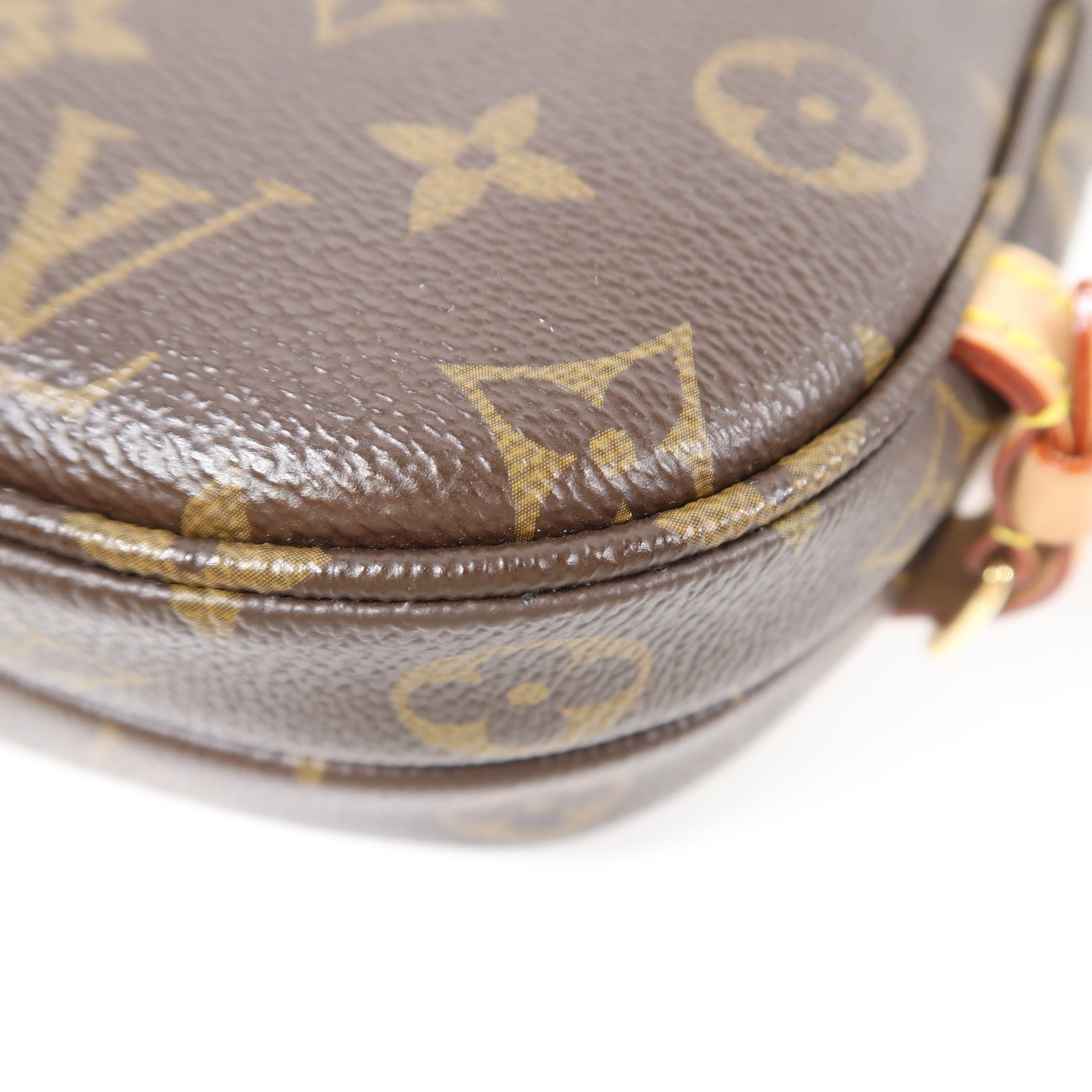 LOUIS VUITTON Monogram Saumur BB金扣手挽肩背兩用袋啡色