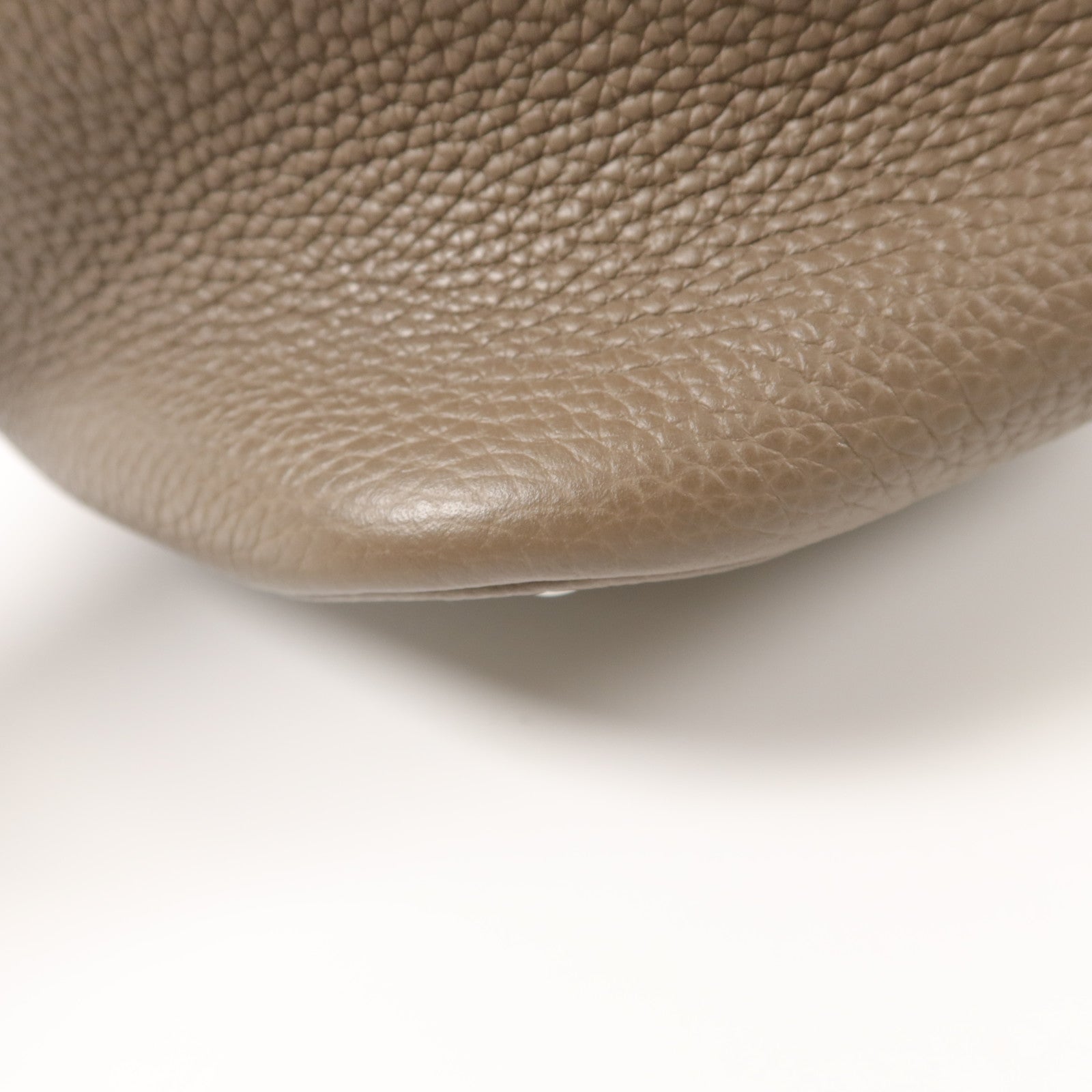 HERMES Clemence皮革Picotin GM手挽袋Etoupe/Etain