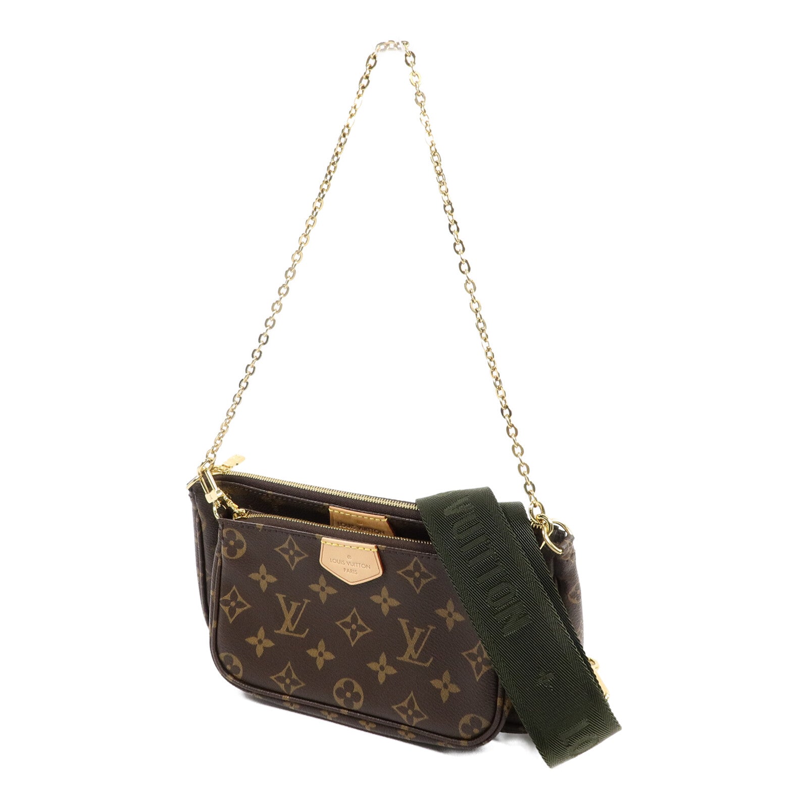 LOUIS VUITTON Monogram Multi Pochette Accessoires金扣肩背袋