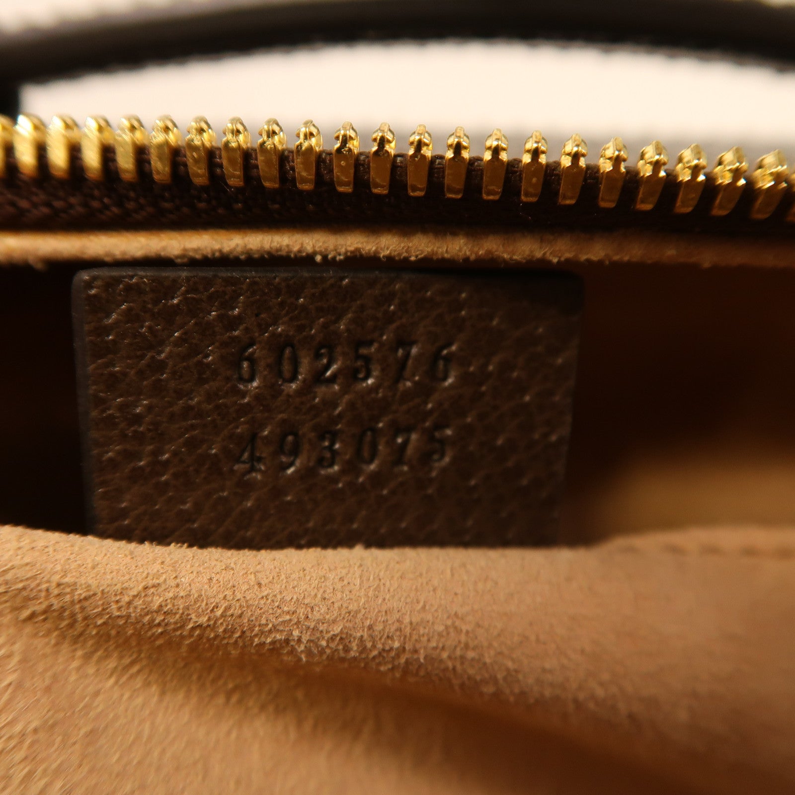 GUCCI 塗層帆布/牛皮皮革Ophidia GG Mini金扣手挽肩背兩用袋啡色