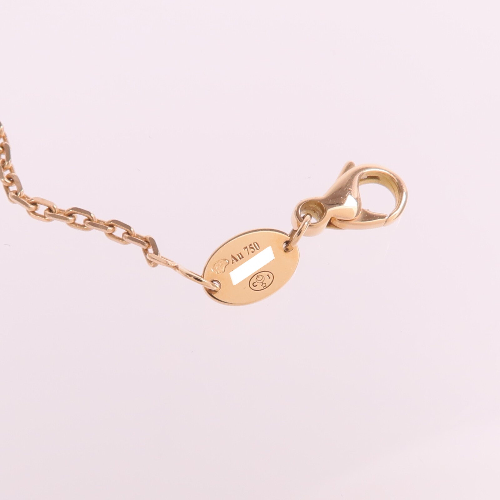 Chaumet 18K玫瑰金Liens Seduction Pendant鑽石項鍊